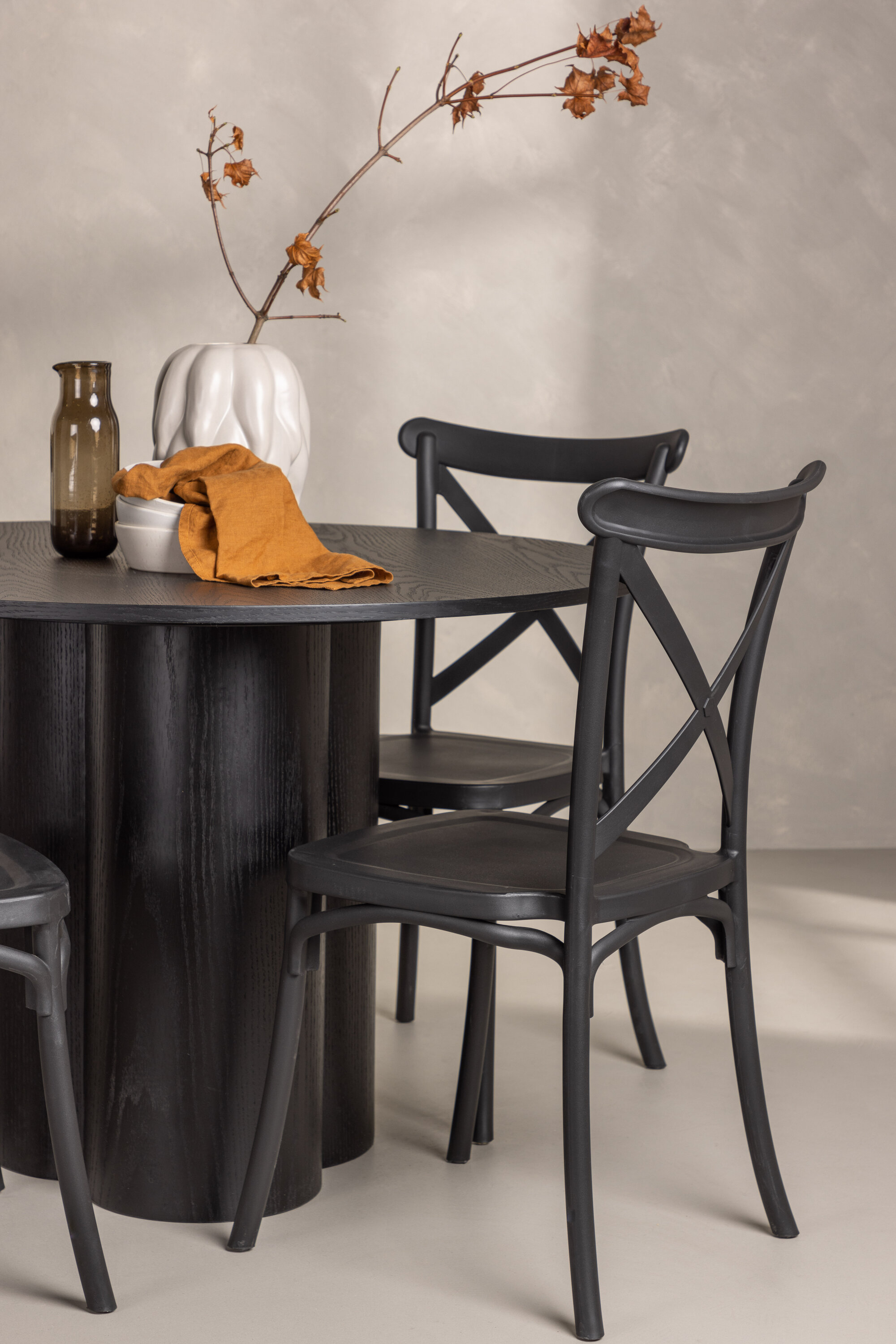 deLOHN Olivia, Crosett Kör alakú étkezőgarnitúra