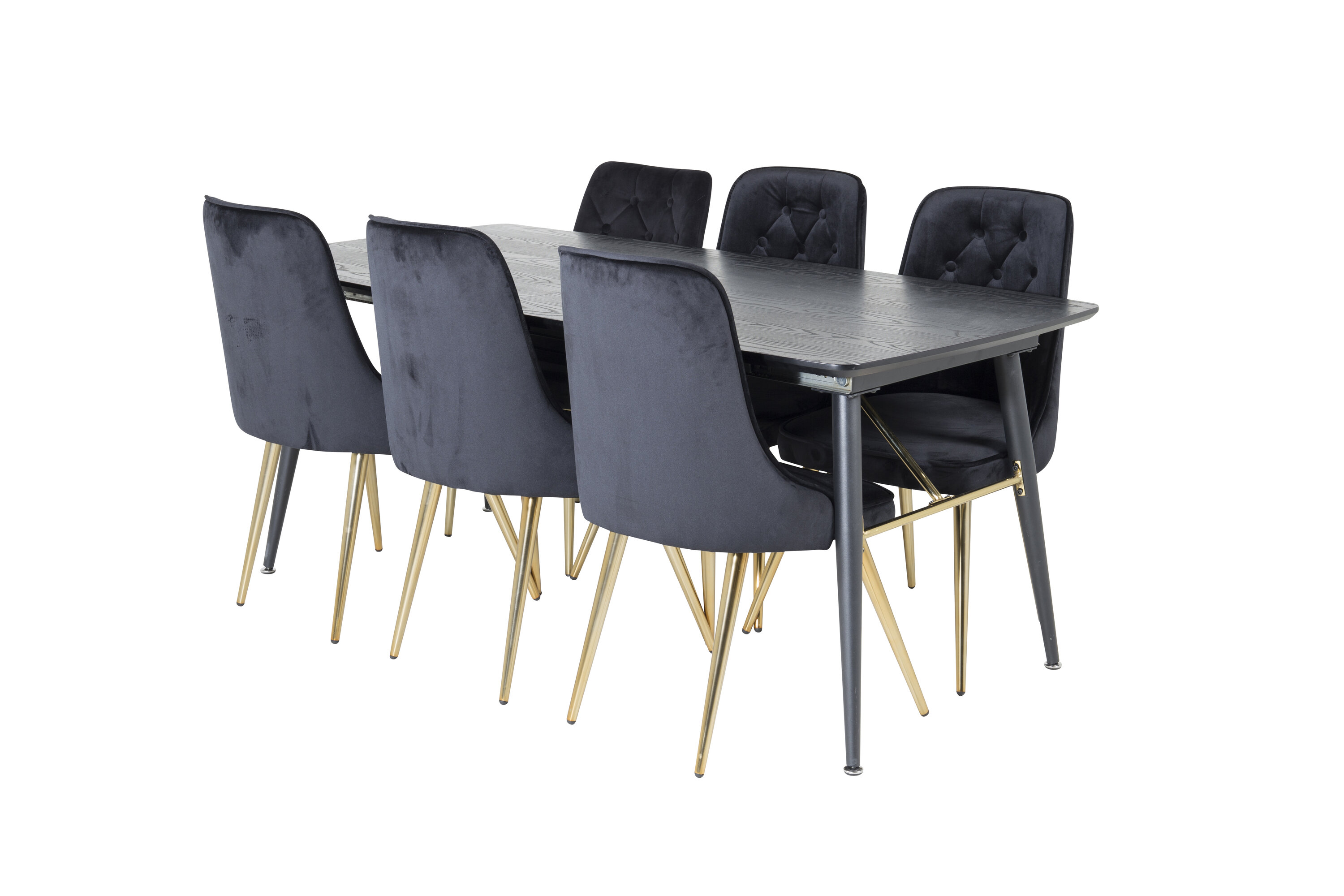 deLOHN Gold, Velvet Deluxe Téglalap alakú étkezőgarnitúra