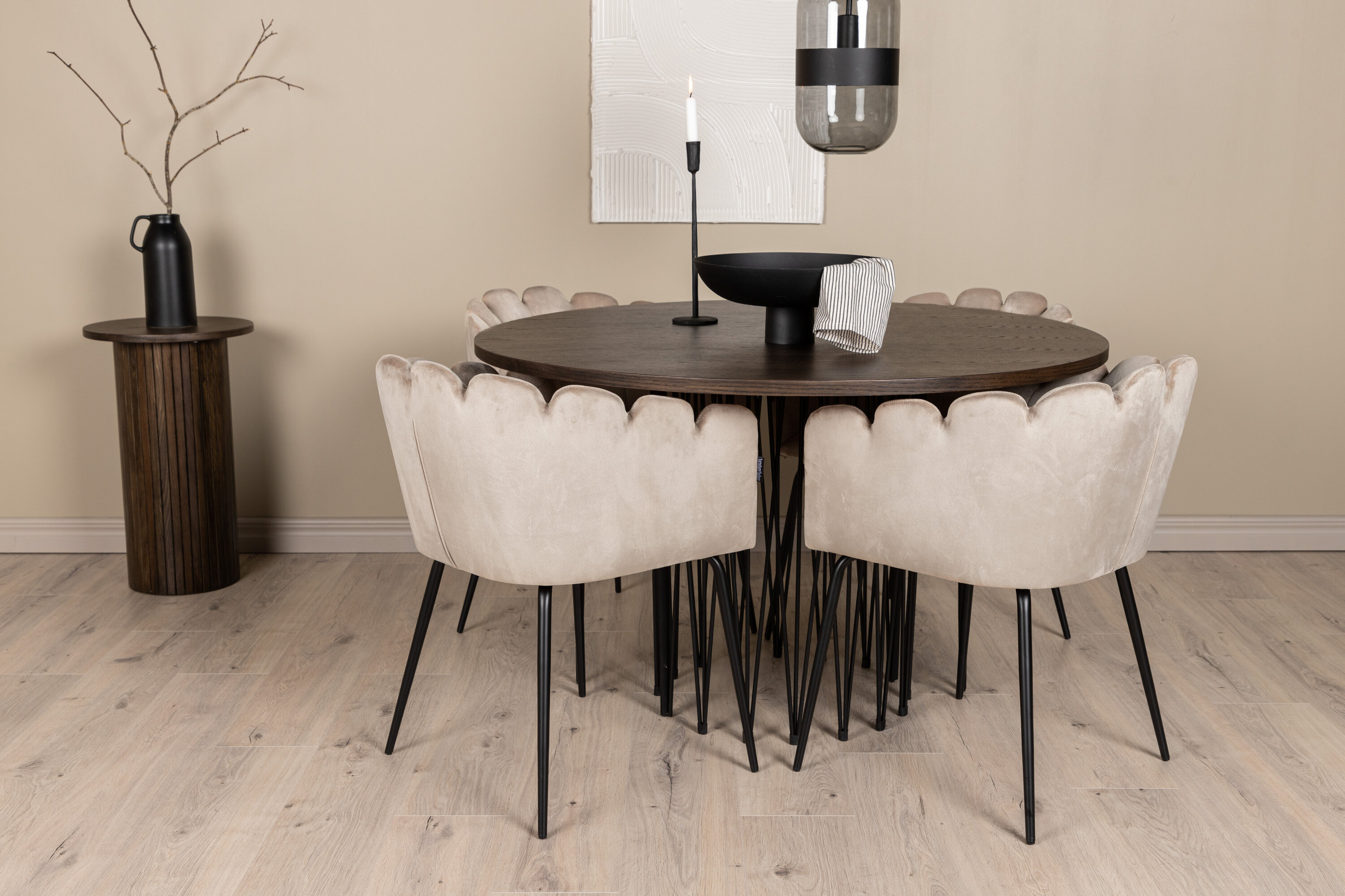 deLOHN Stone round, Limhamn Kör alakú étkezőgarnitúra