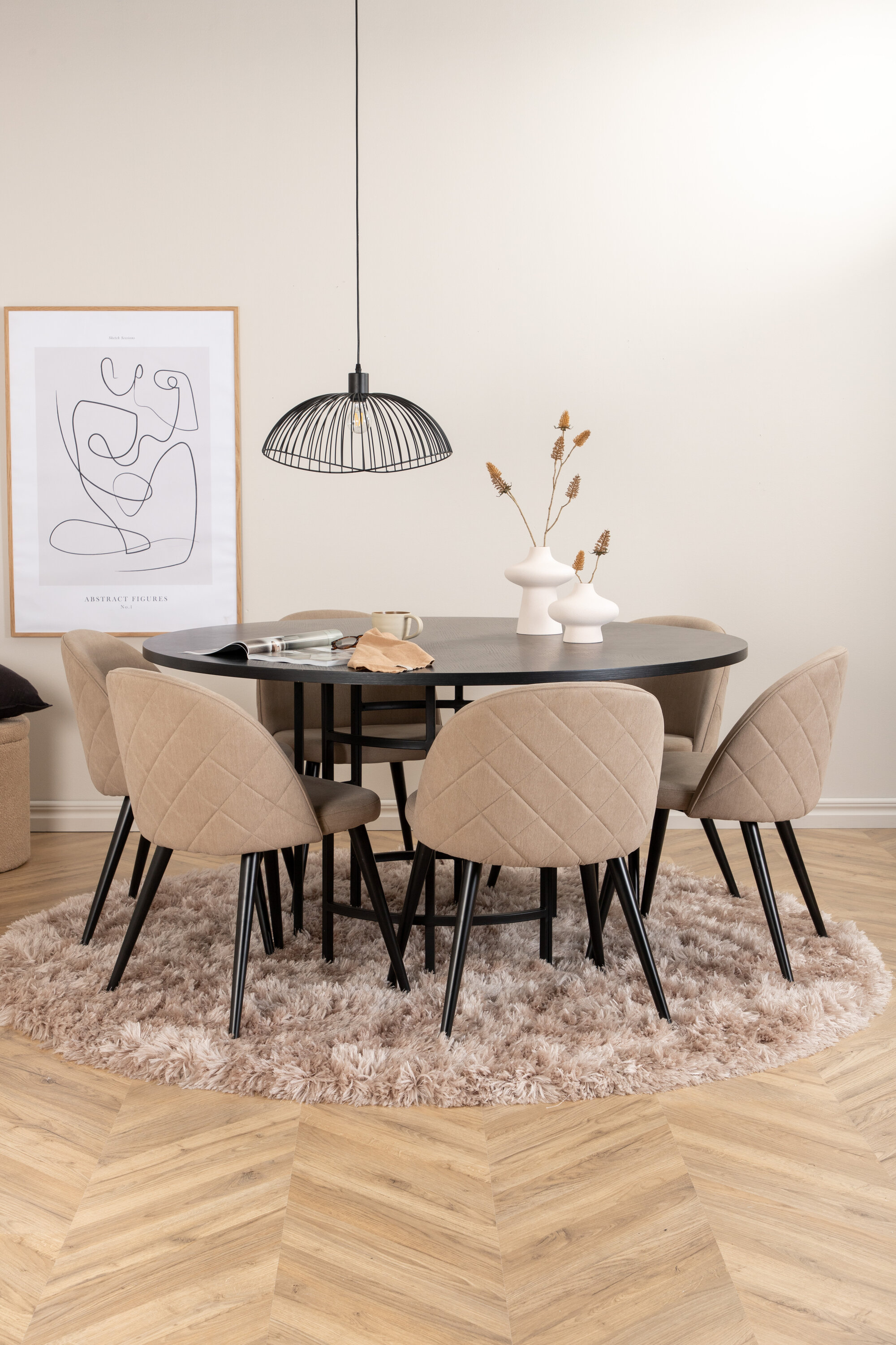 deLOHN Copenhagen, Velvet Kör alakú étkezőgarnitúra deLOHN Copenhagen, Velvet Kör alakú étkezőgarnitúra