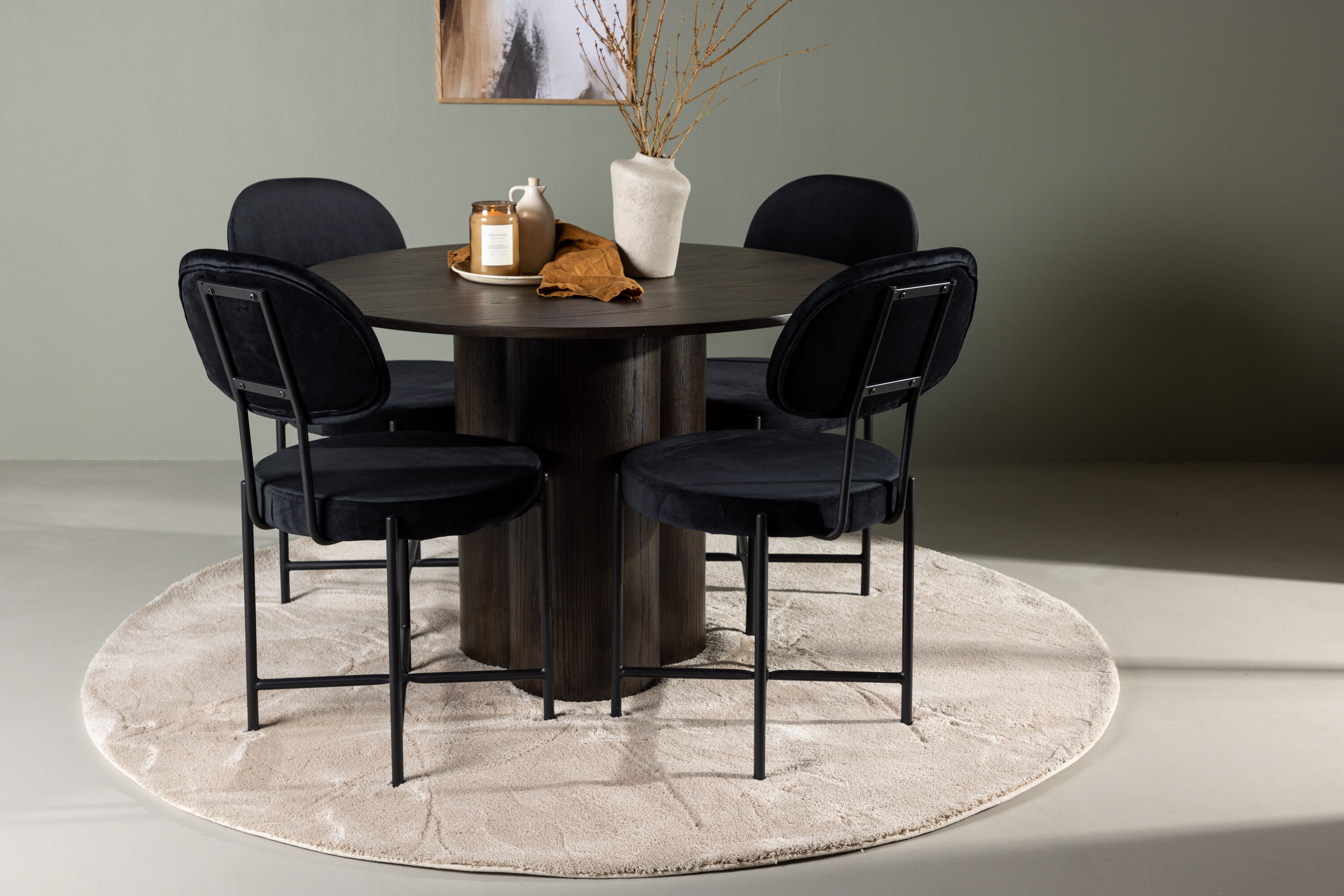 deLOHN Stella Kör alakú étkezőgarnitúra