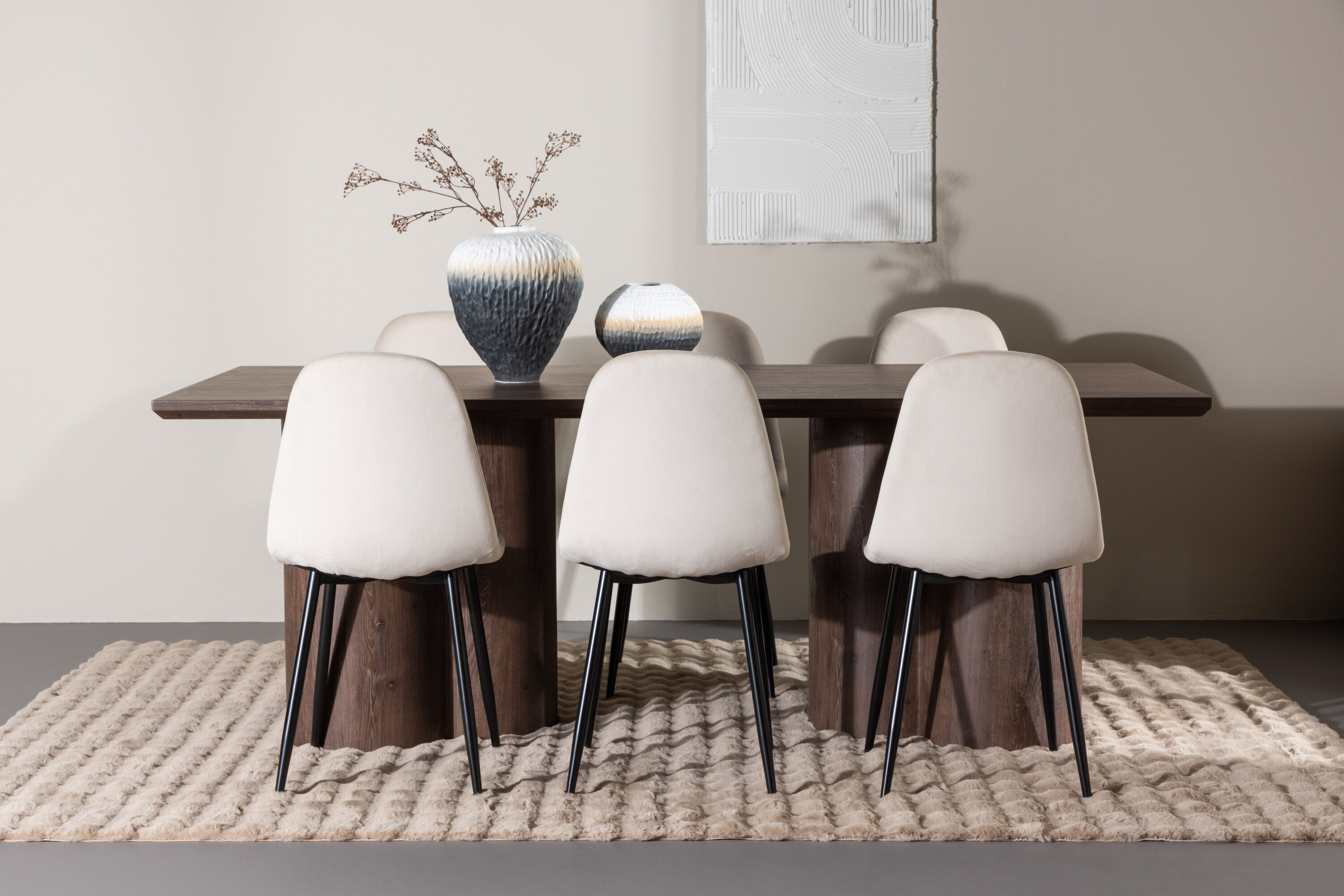 deLOHN Olivia, Polar Téglalap alakú étkezőgarnitúra