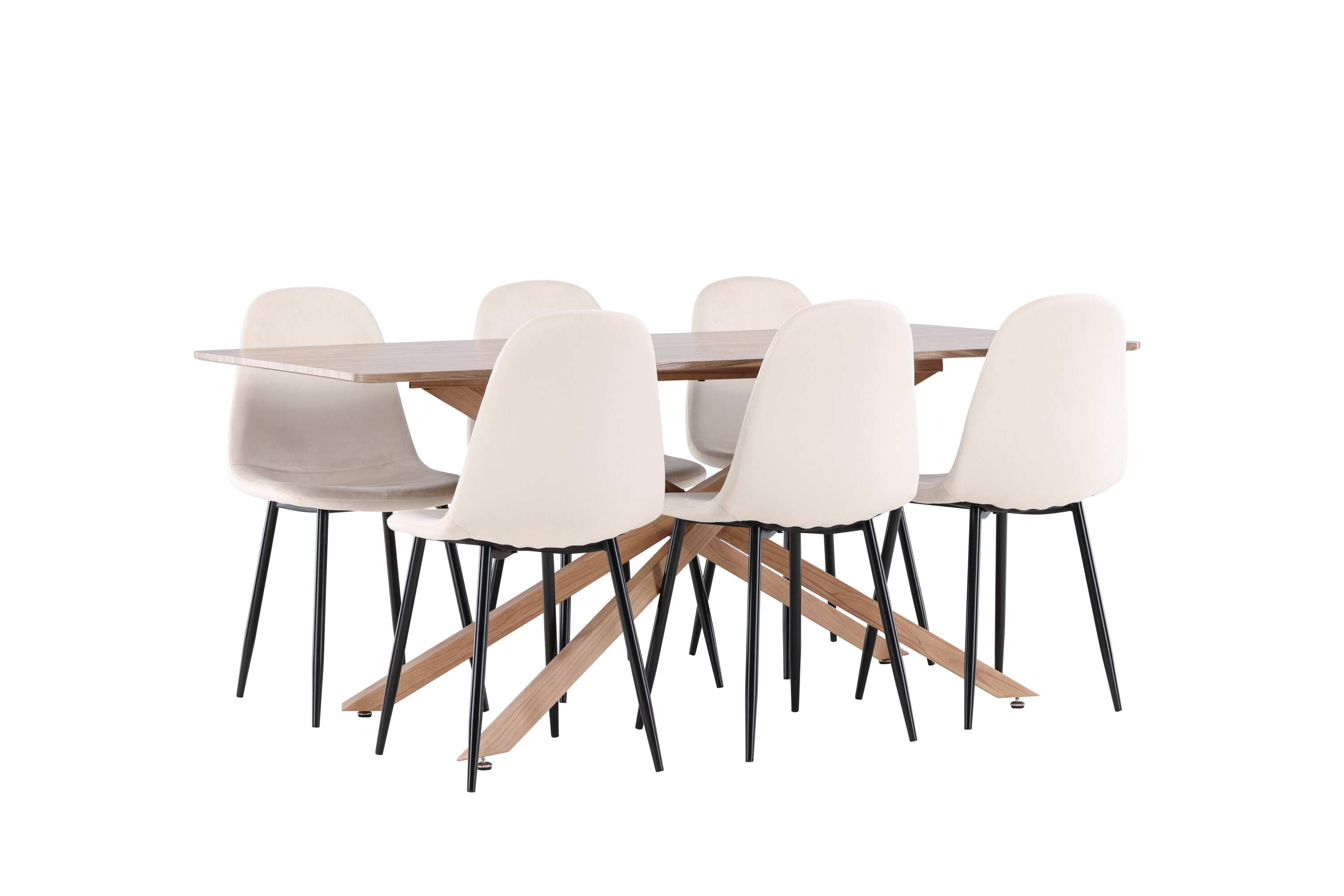 deLOHN Piazza, Polar Téglalap alakú étkezőgarnitúra