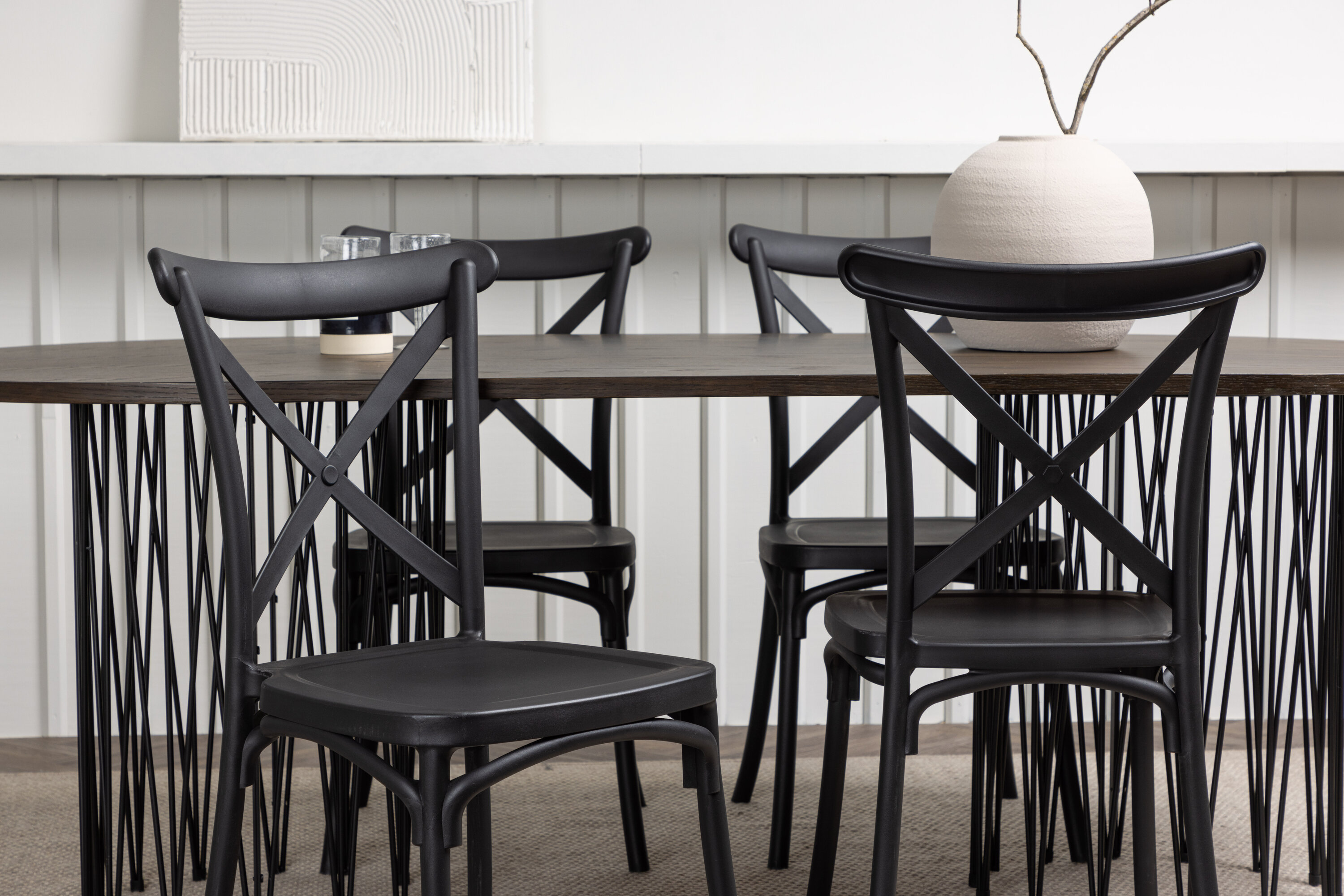 deLOHN Stone oval, Crosett Ovális étkezőgarnitúra