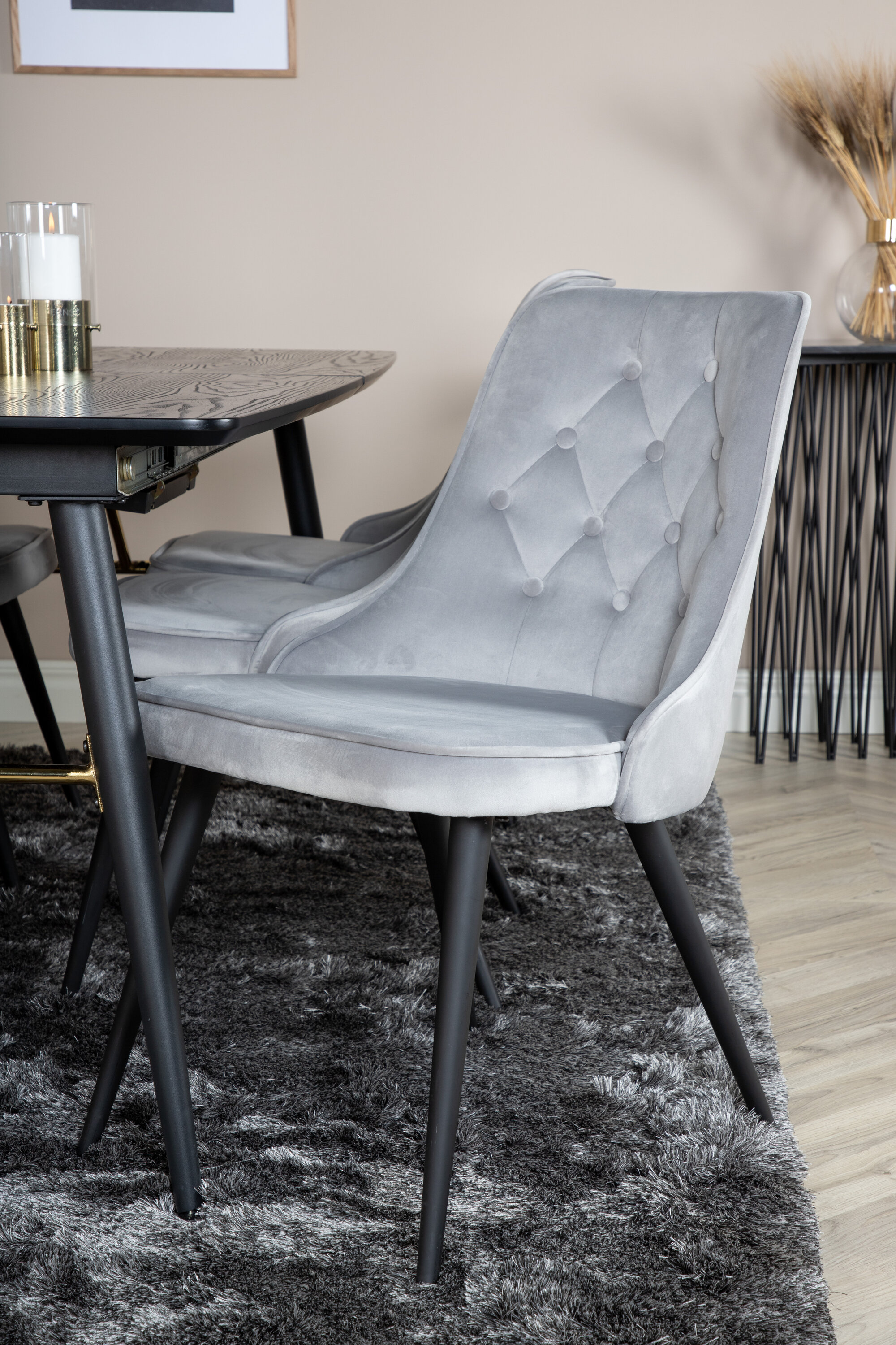 deLOHN Gold, Velvet Deluxe Téglalap alakú étkezőgarnitúra