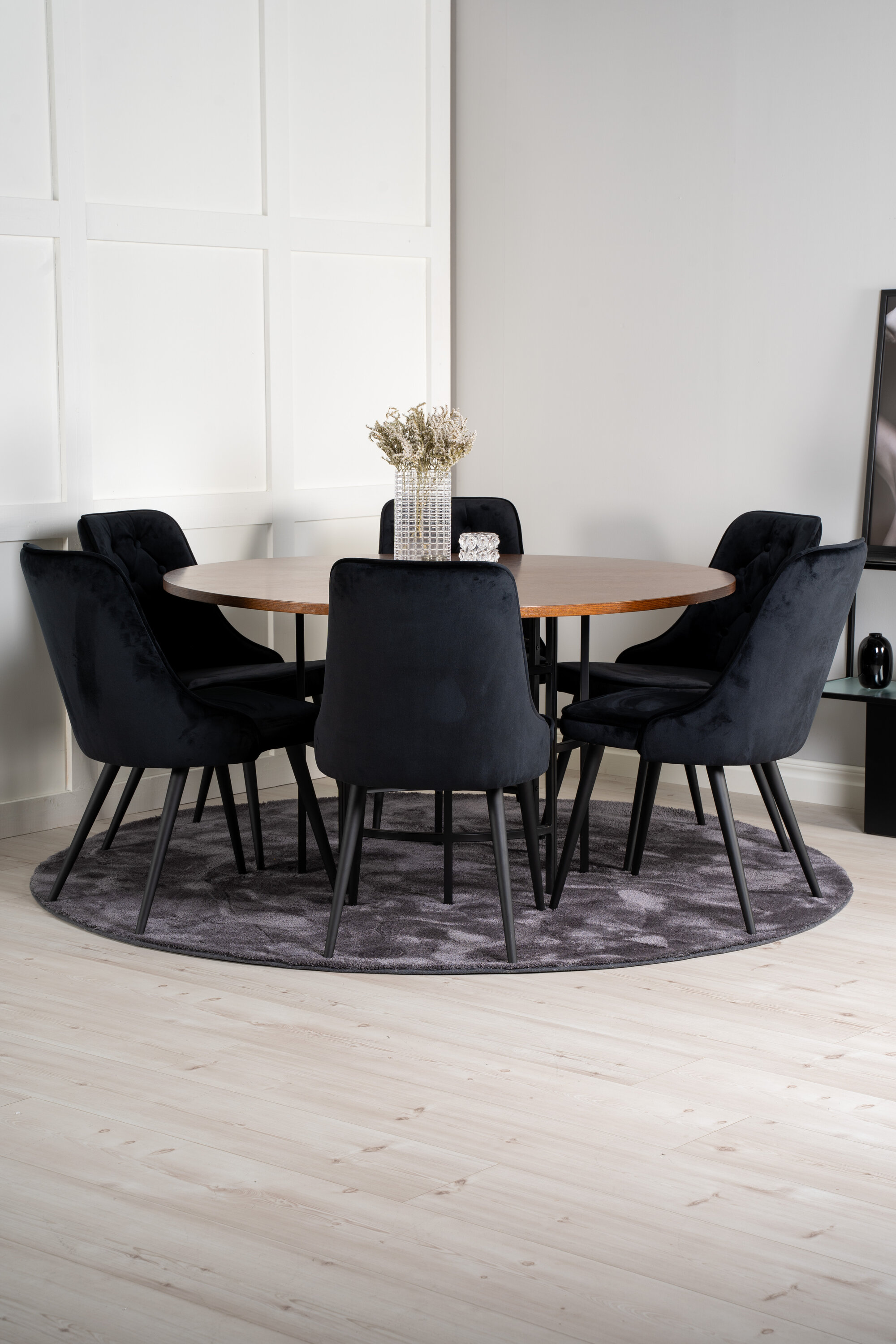 deLOHN Copenhagen, Velvet Deluxe Kör alakú étkezőgarnitúra deLOHN Copenhagen, Velvet Deluxe Kör alakú étkezőgarnitúra
