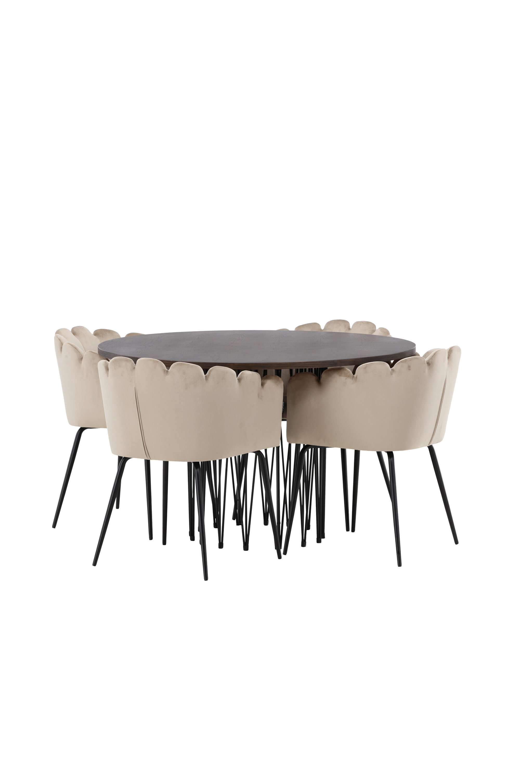 deLOHN Stone round, Limhamn Kör alakú étkezőgarnitúra