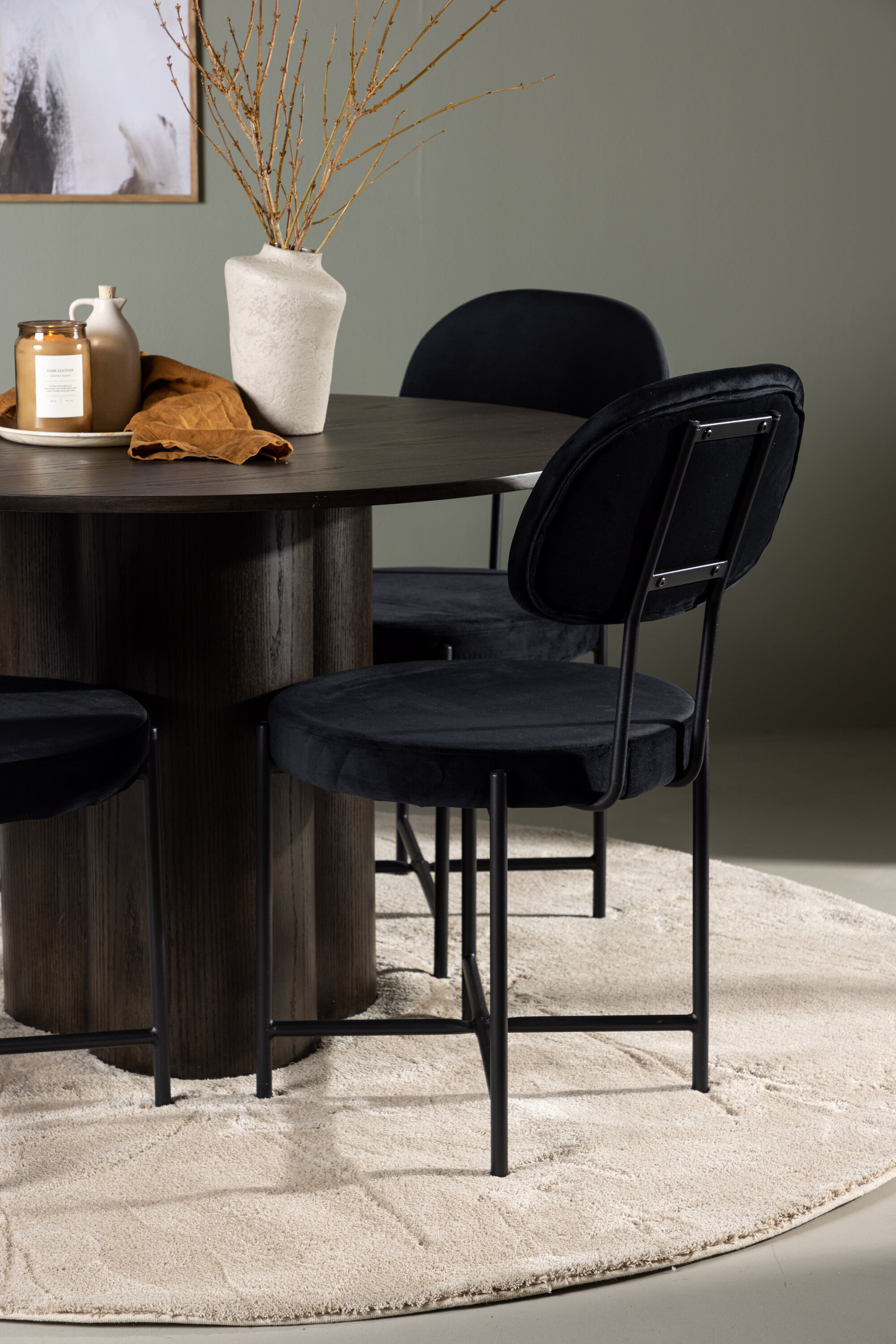 deLOHN Stella Kör alakú étkezőgarnitúra