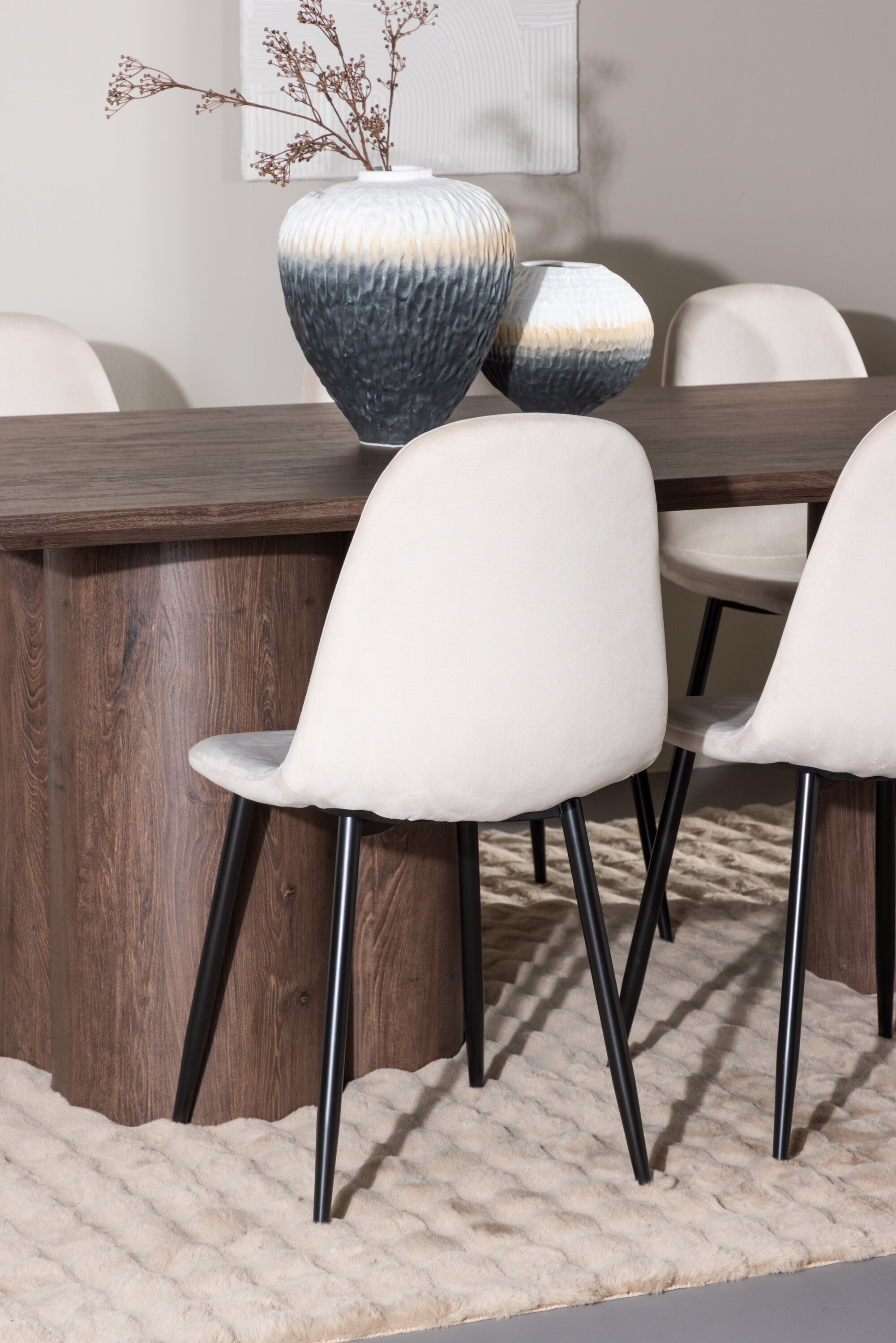 deLOHN Olivia, Polar Téglalap alakú étkezőgarnitúra