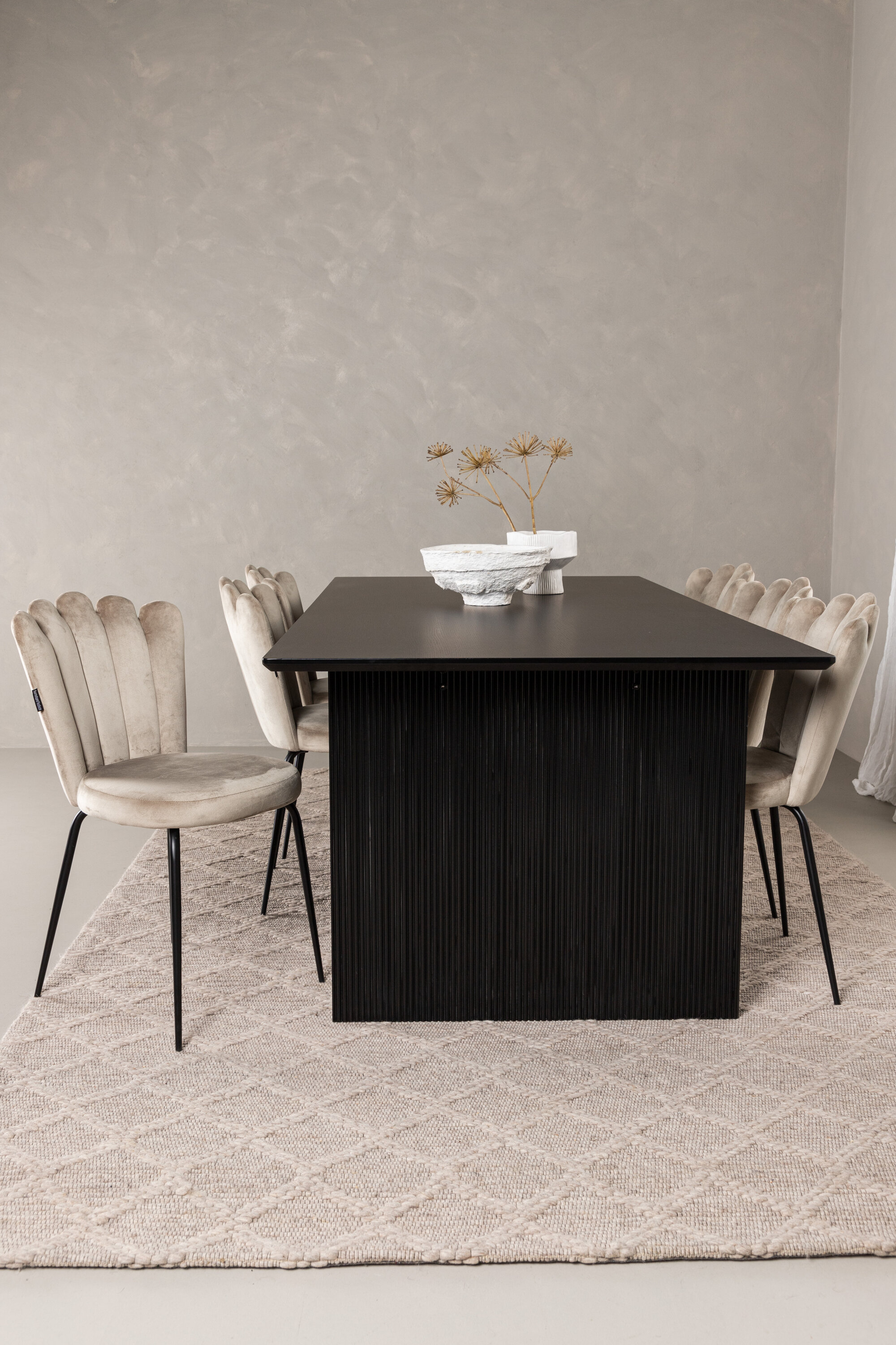 deLOHN Vail, Limhamn Téglalap alakú étkezőgarnitúra