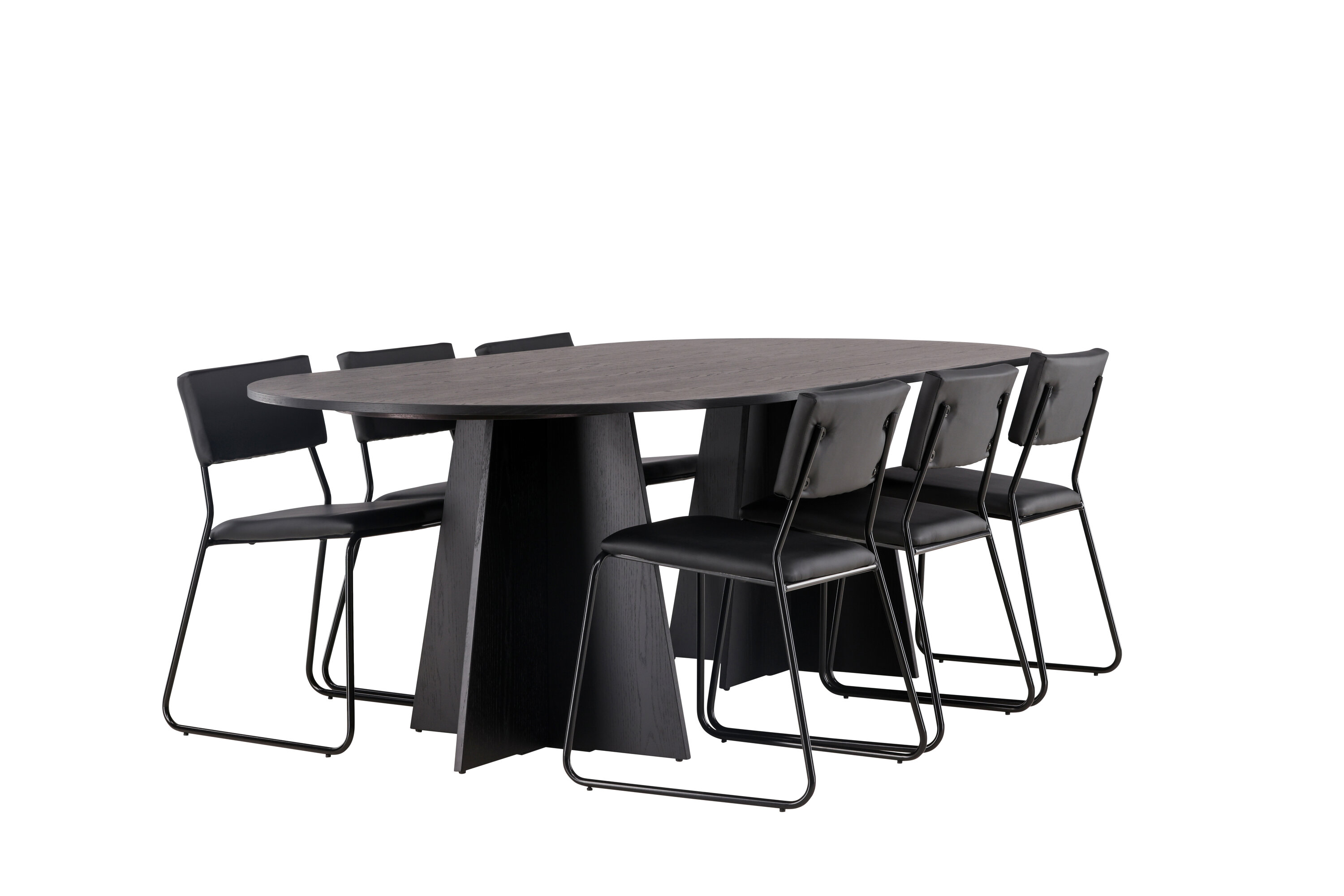 deLOHN Bootcut Oval, Kenth Téglalap alakú étkezőgarnitúra