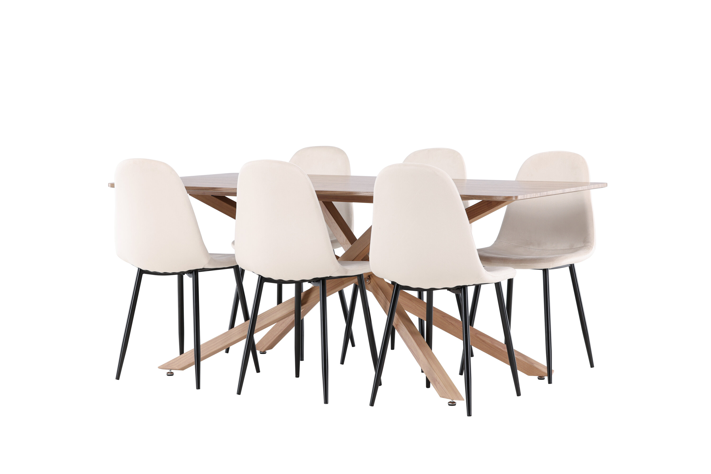 deLOHN Piazza, Polar Téglalap alakú étkezőgarnitúra