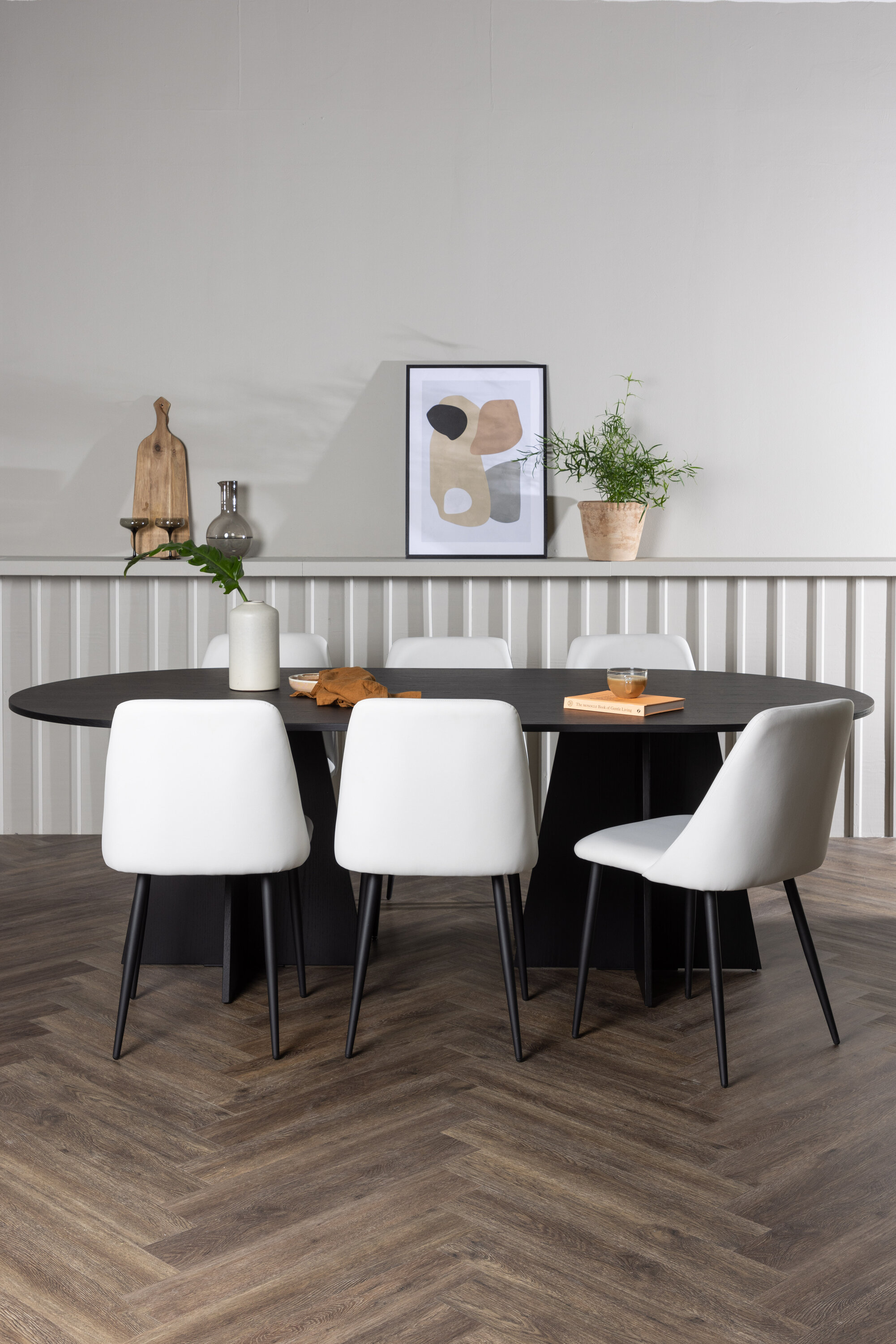 deLOHN Night Ovális étkezőgarnitúra