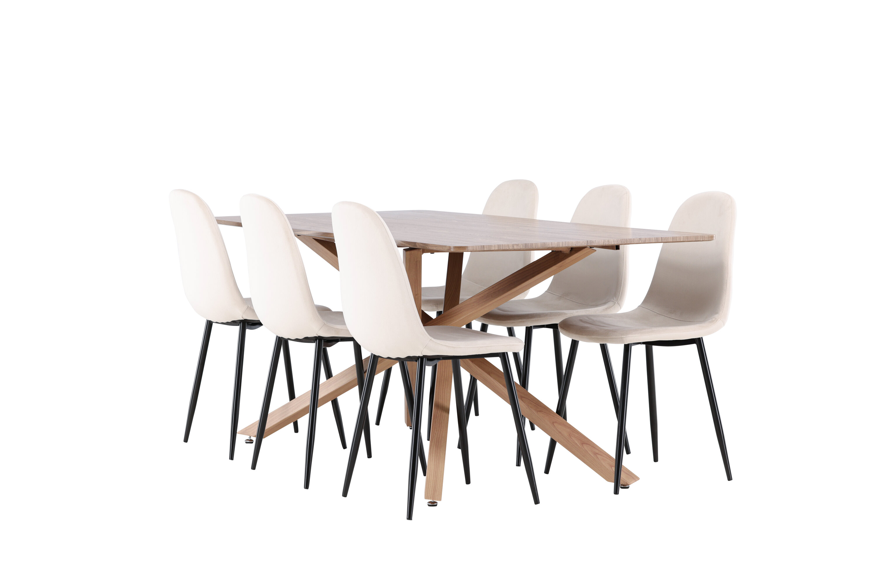 deLOHN Piazza, Polar Téglalap alakú étkezőgarnitúra