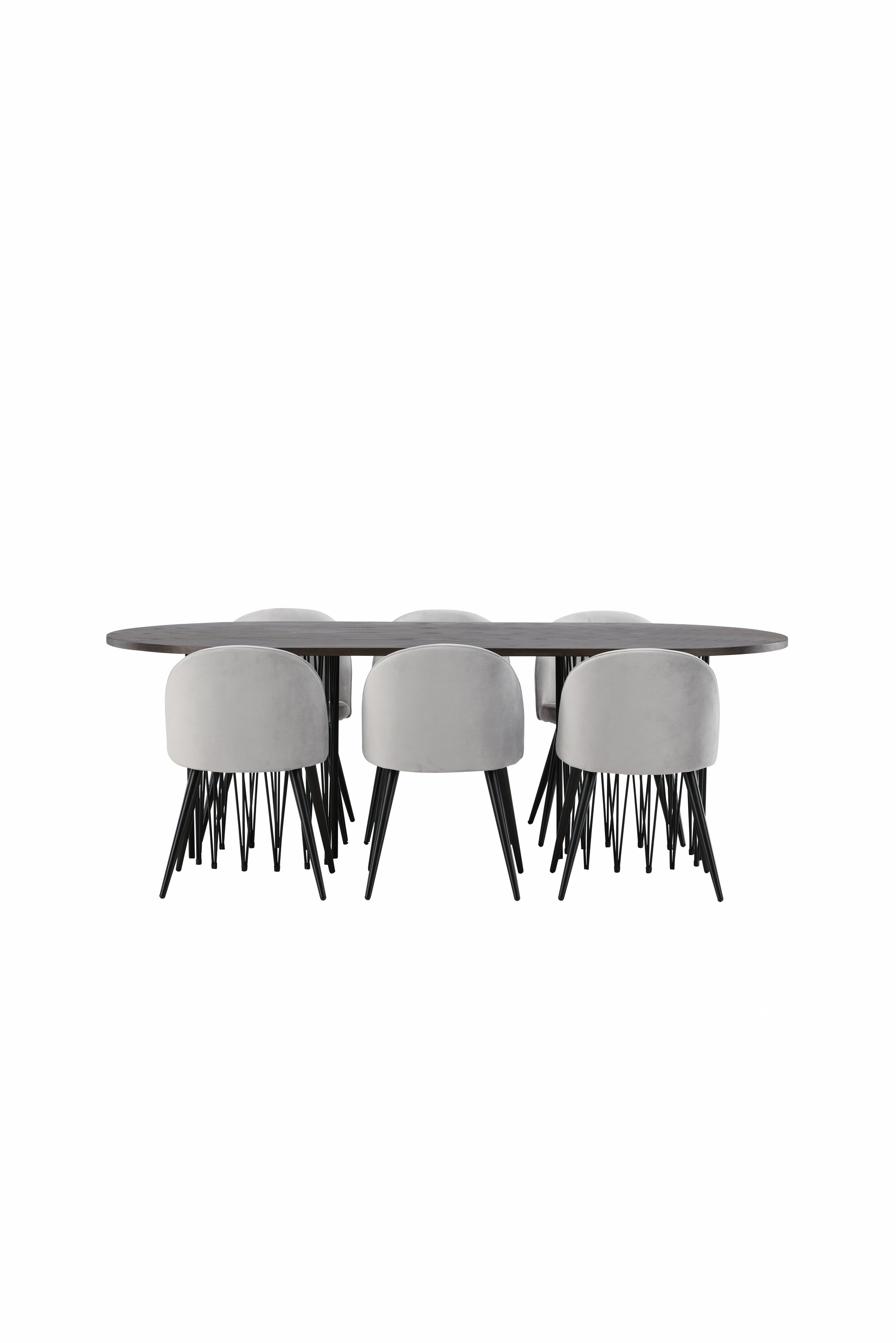 deLOHN Stone oval, Velvet Téglalap alakú étkezőgarnitúra