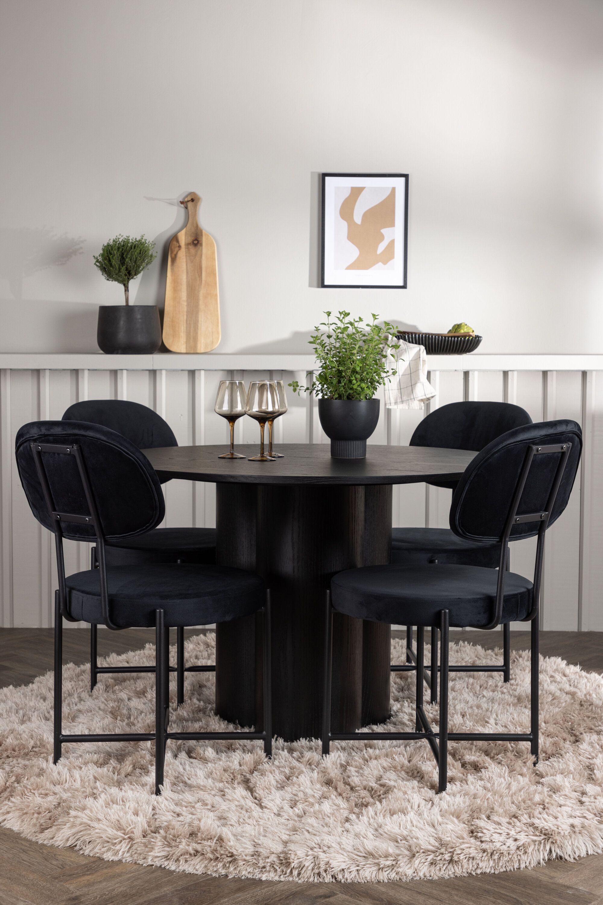 deLOHN Stella Kör alakú étkezőgarnitúra