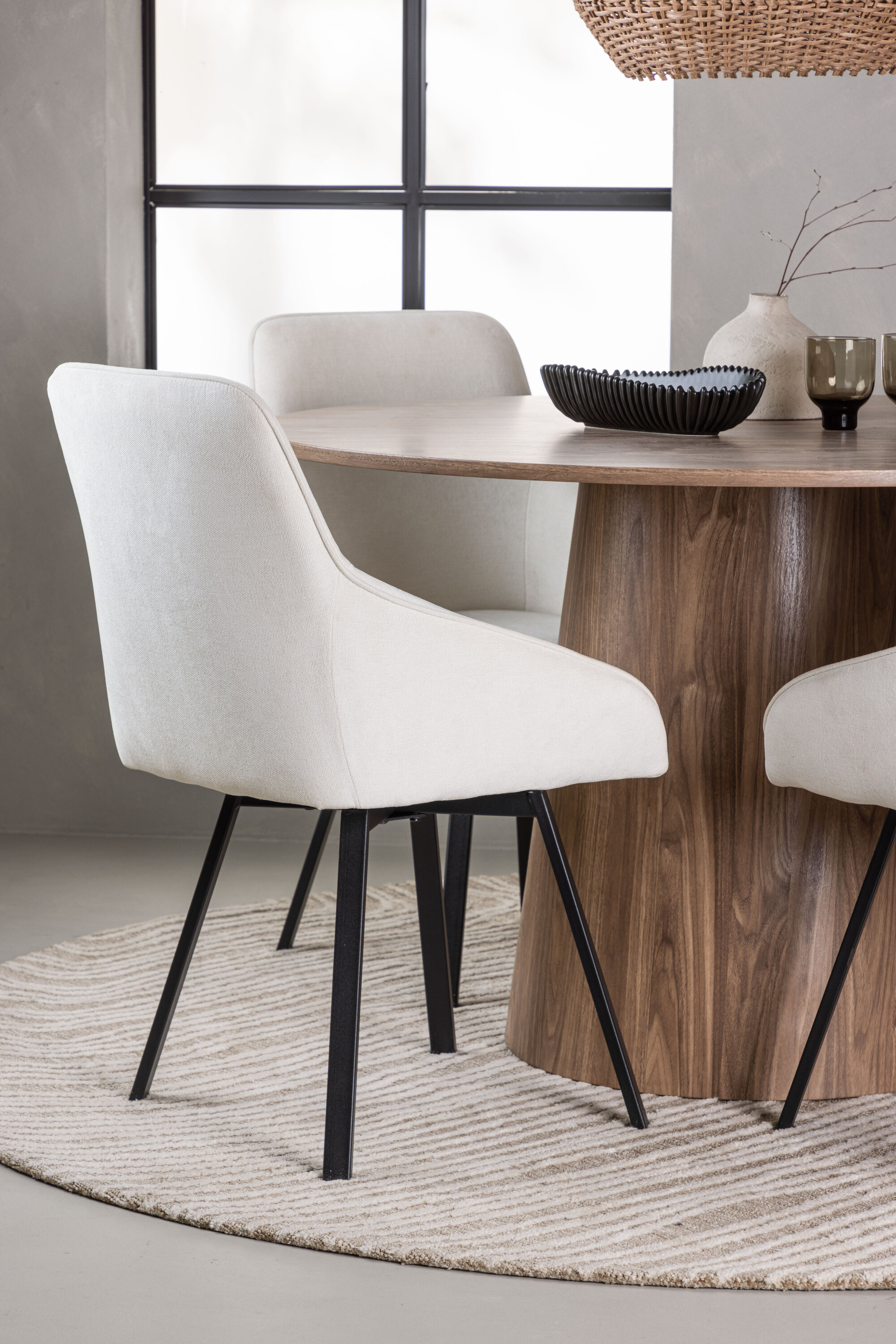 deLOHN Rosie Kör alakú étkezőgarnitúra