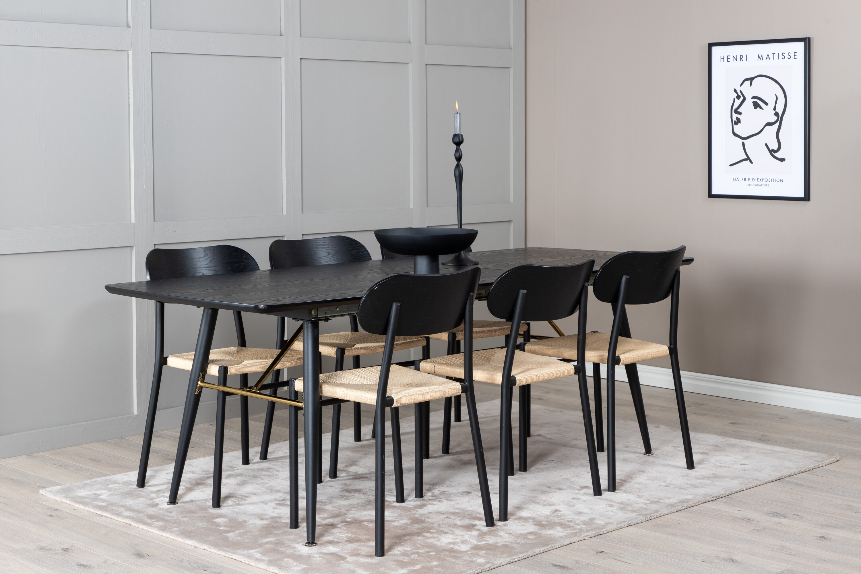 deLOHN Polly, Gold Téglalap alakú étkezőgarnitúra