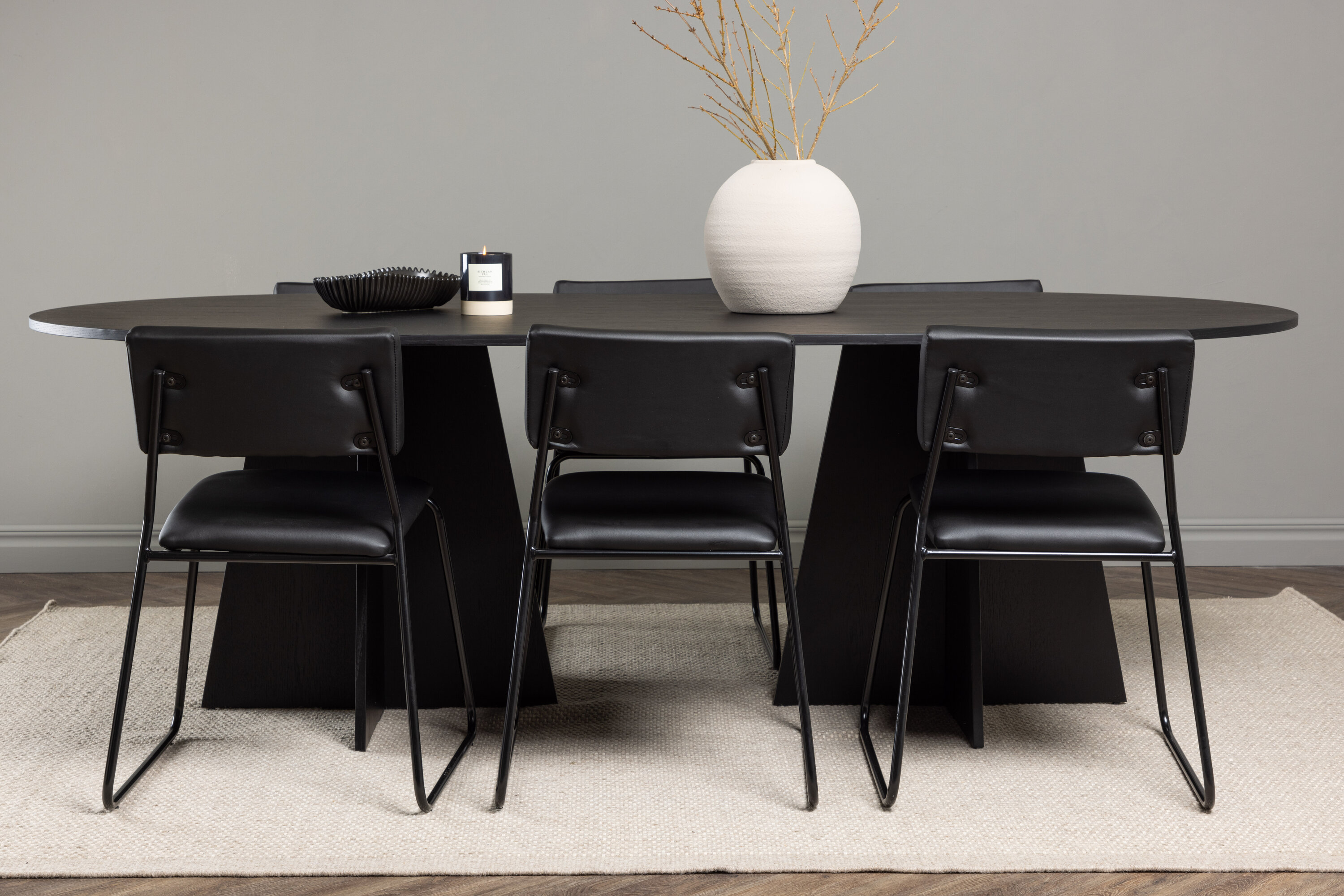 deLOHN Bootcut Oval, Kenth Téglalap alakú étkezőgarnitúra