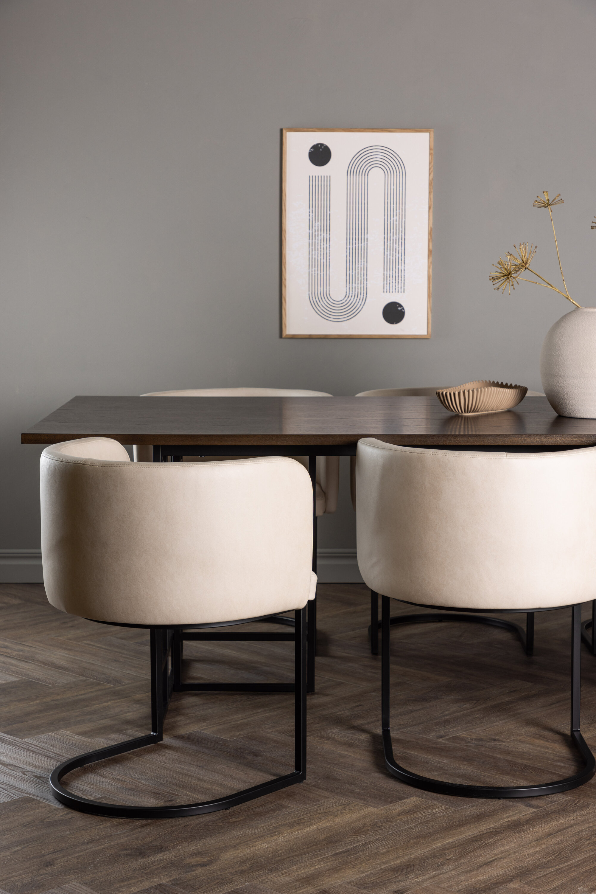 deLOHN Simrishamn Téglalap alakú étkezőgarnitúra