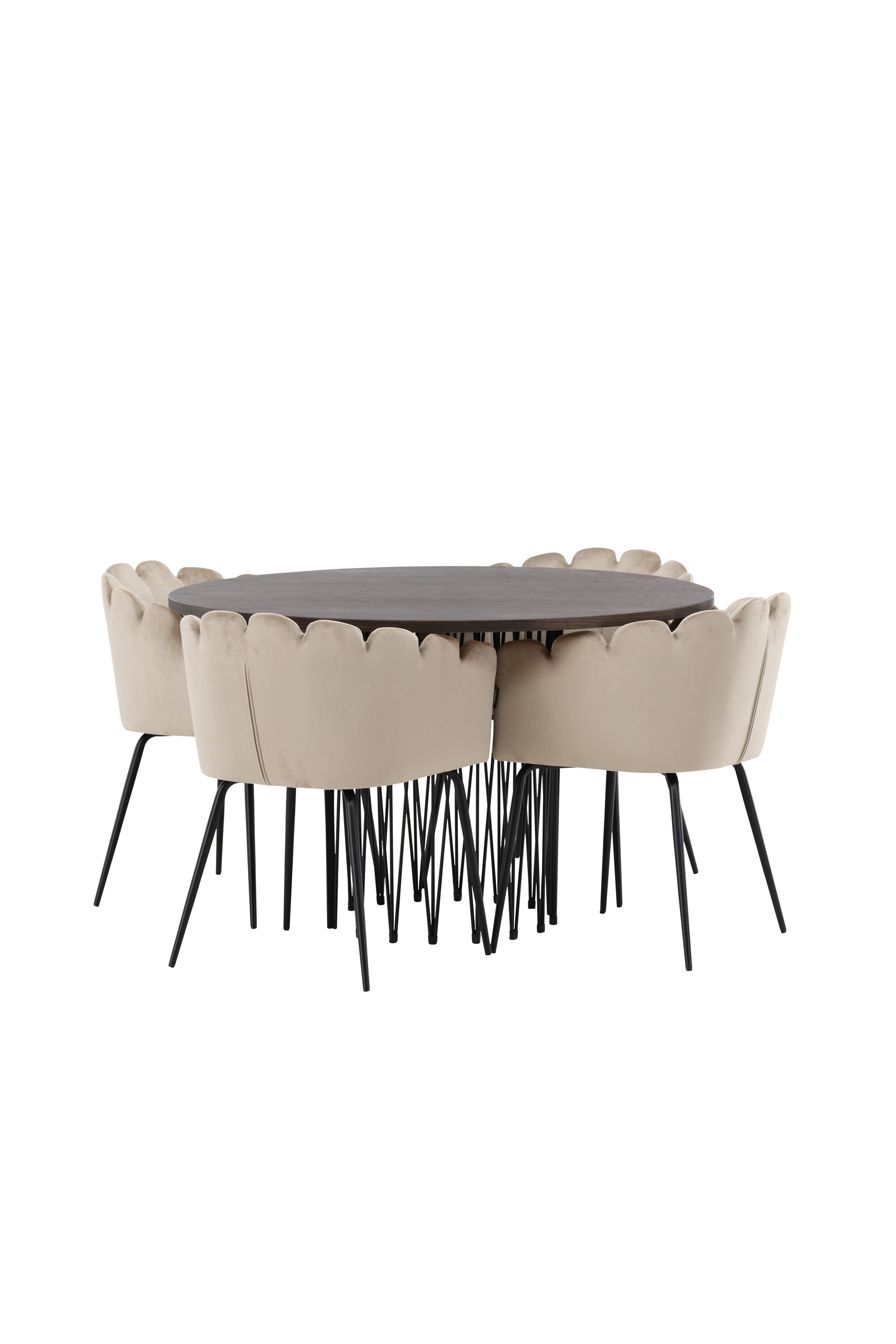 deLOHN Stone round, Limhamn Kör alakú étkezőgarnitúra