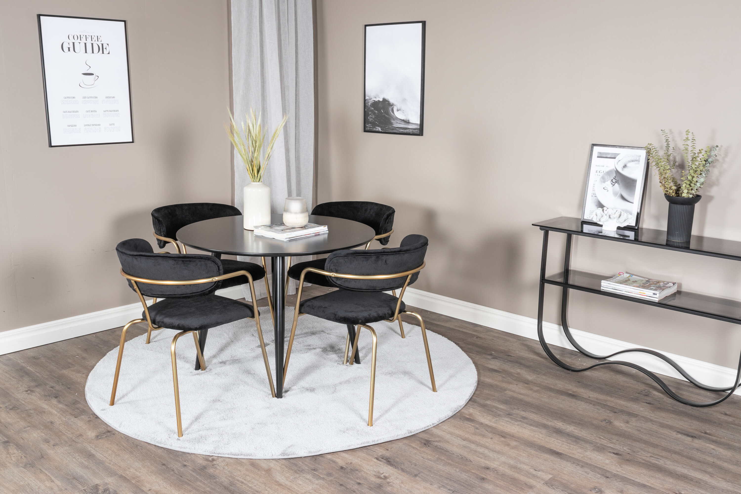 deLOHN Arrow, Plaza Kör alakú étkezőgarnitúra