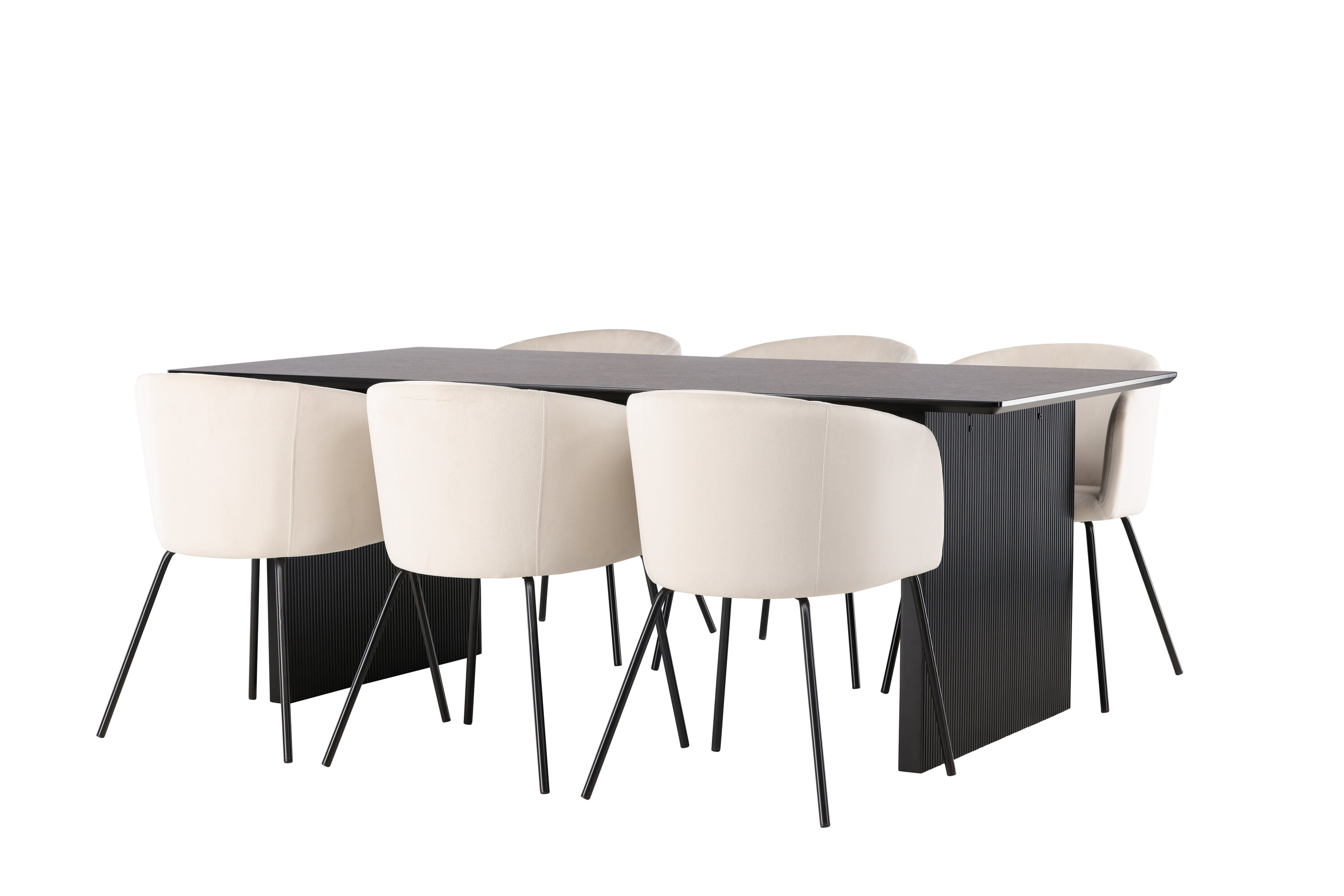 deLOHN Vail, Berit Téglalap alakú étkezőgarnitúra