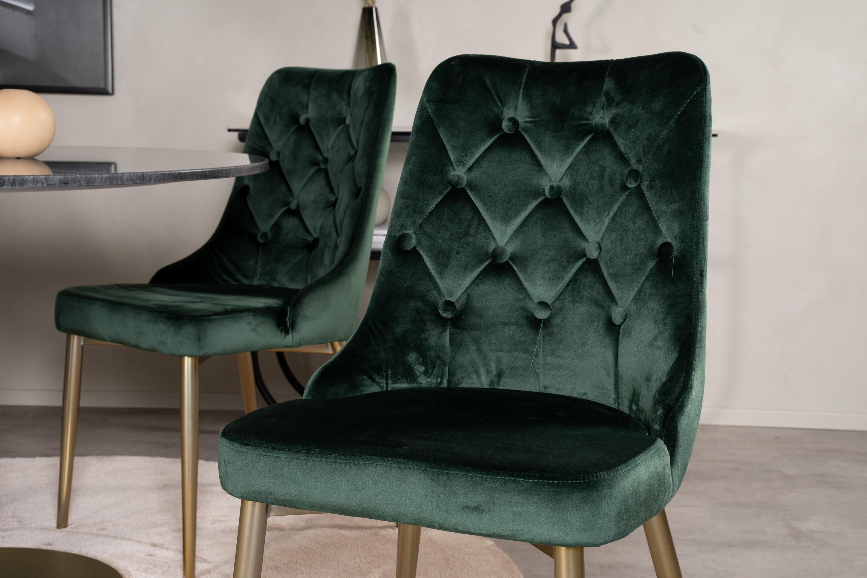 deLOHN Estelle, Velvet Deluxe Kör alakú étkezőgarnitúra