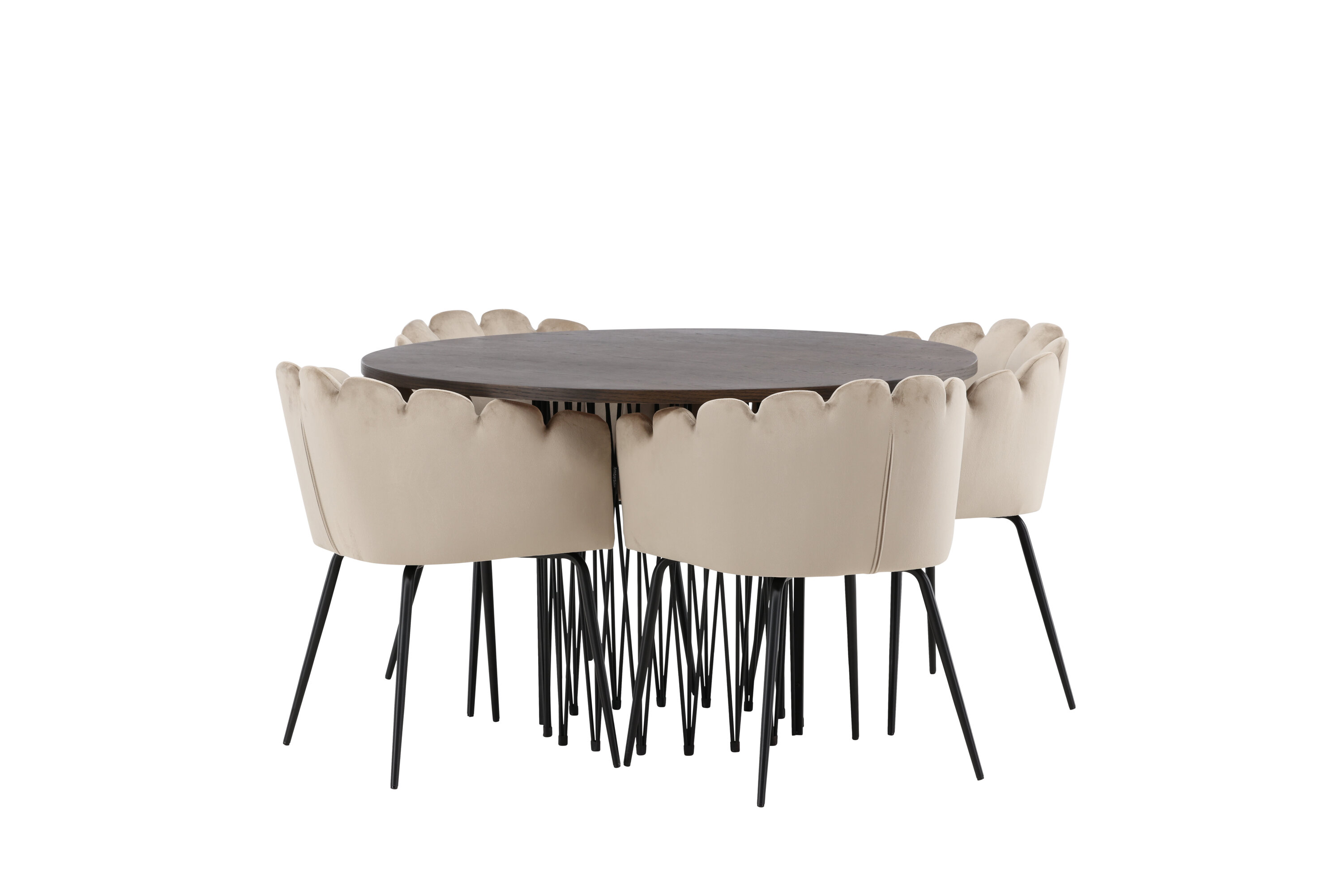 deLOHN Stone round, Limhamn Kör alakú étkezőgarnitúra