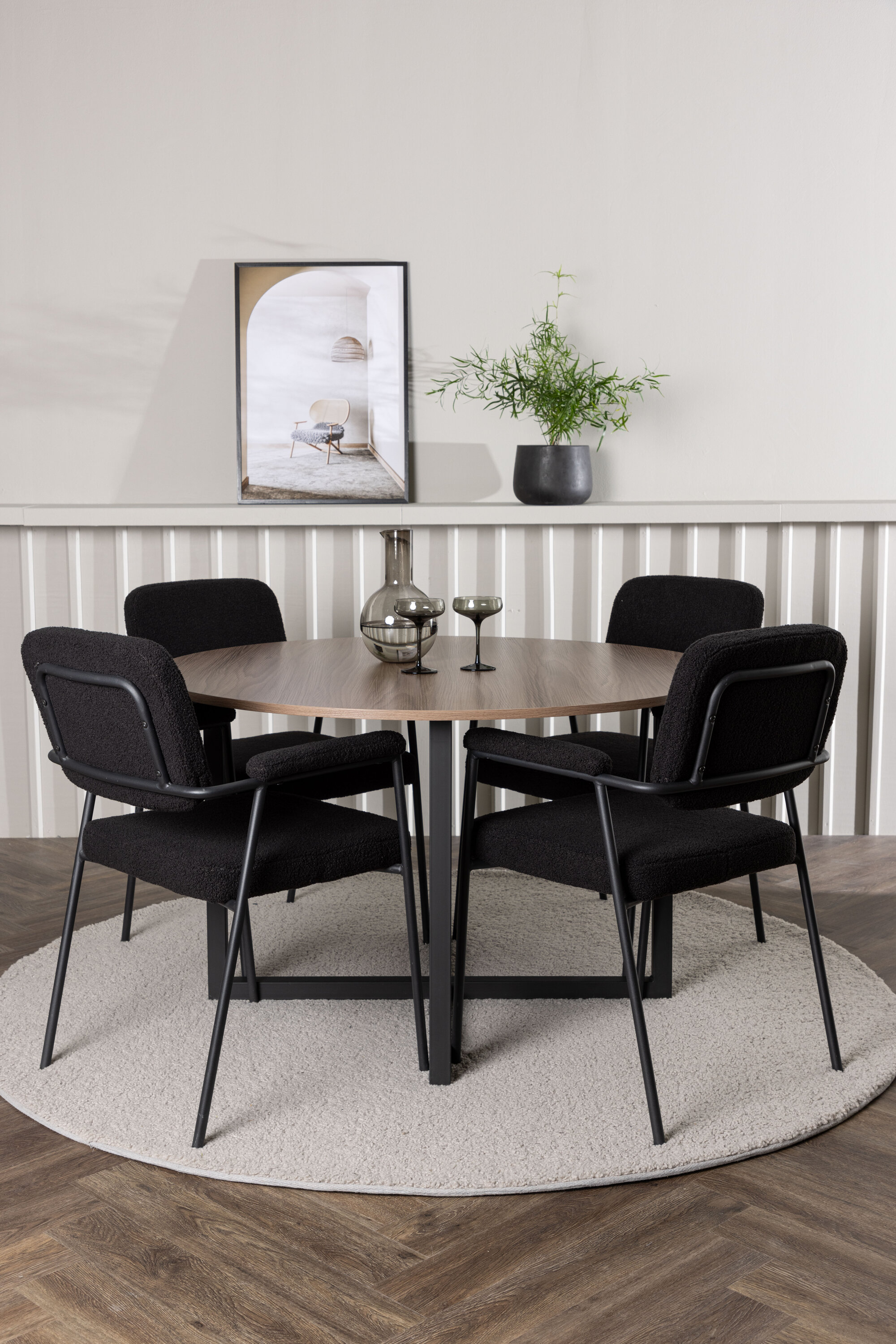 deLOHN Yesterday Kör alakú étkezőgarnitúra deLOHN Yesterday Kör alakú étkezőgarnitúra