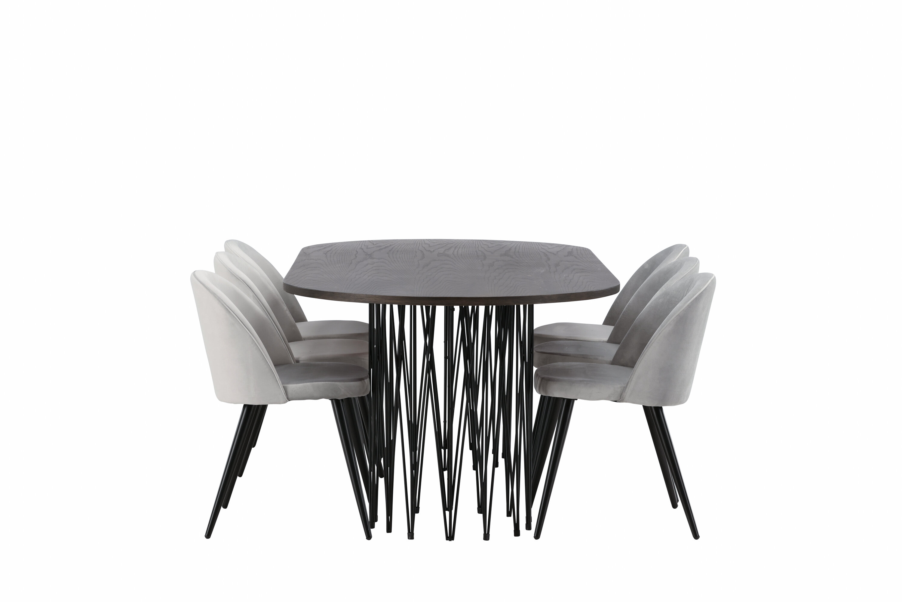 deLOHN Stone oval, Velvet Téglalap alakú étkezőgarnitúra