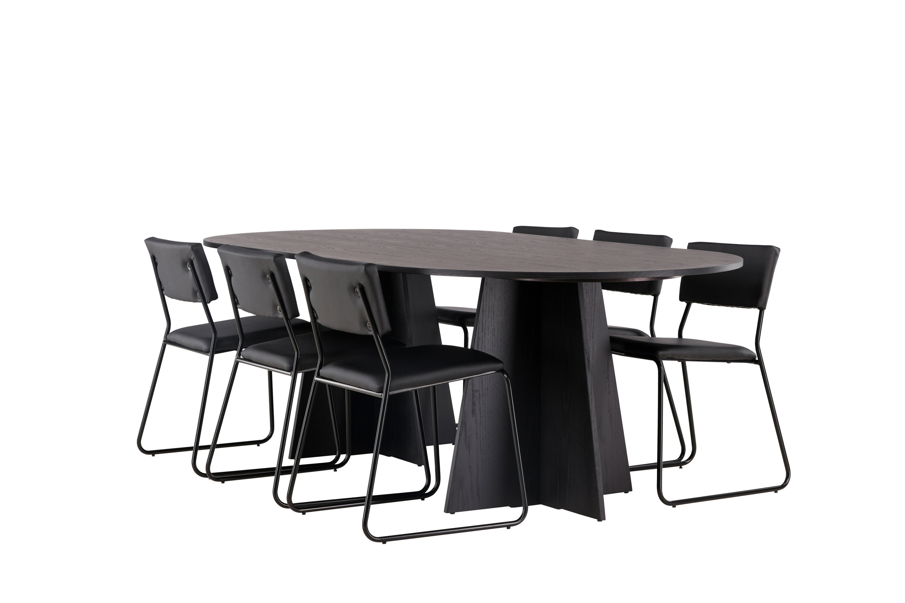 deLOHN Bootcut Oval, Kenth Téglalap alakú étkezőgarnitúra