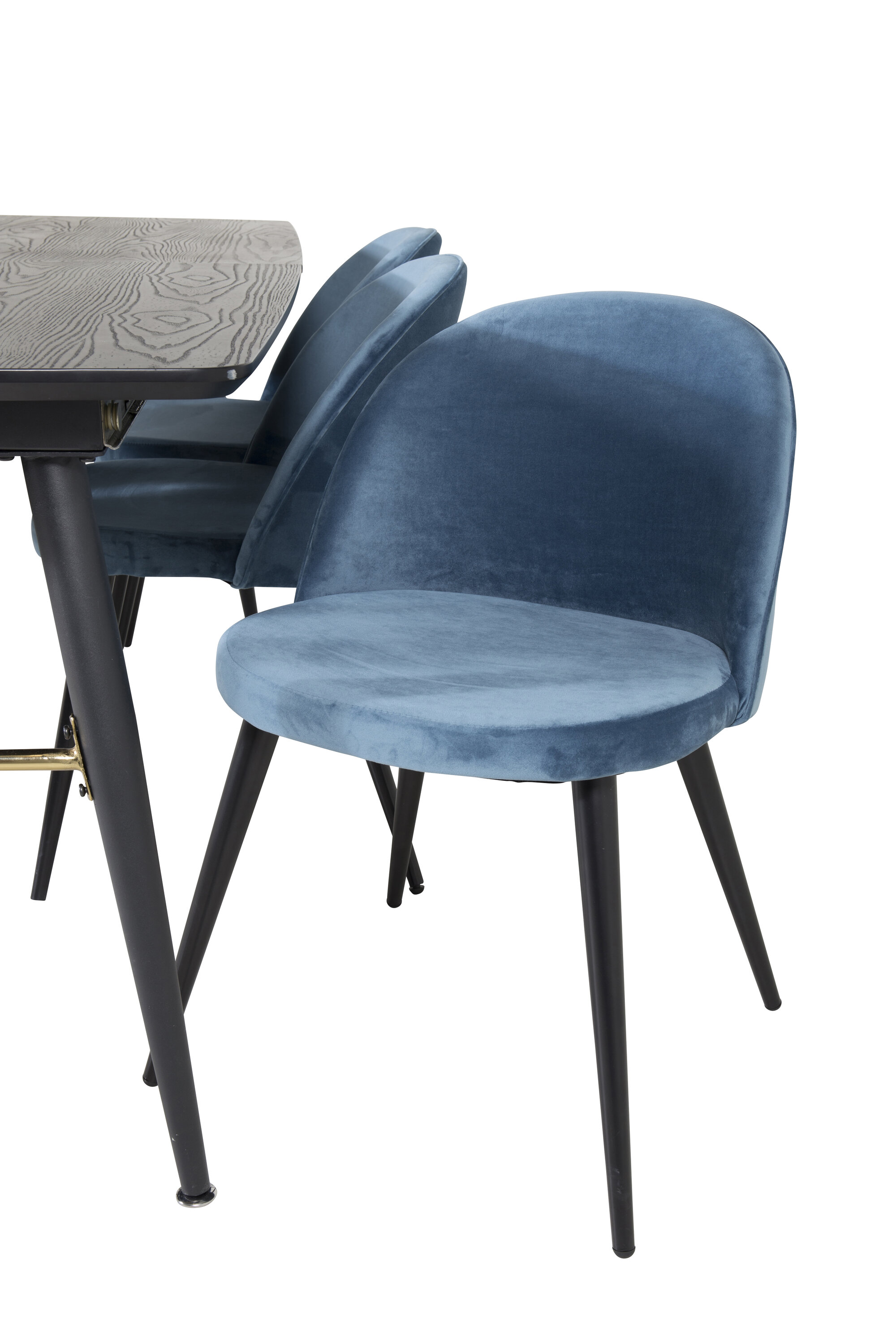 deLOHN Gold, Velvet Téglalap alakú étkezőgarnitúra deLOHN Gold, Velvet Téglalap alakú étkezőgarnitúra