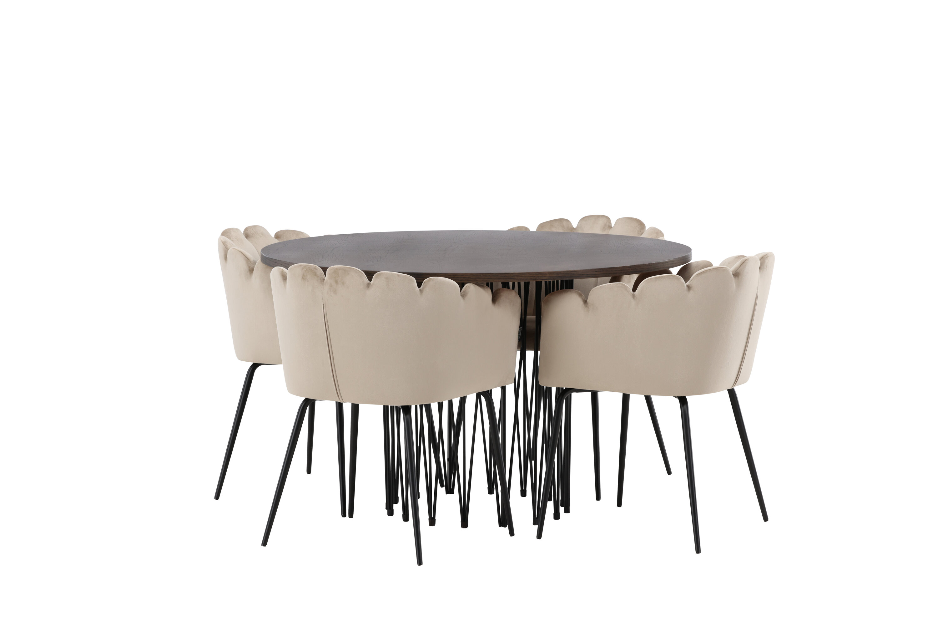 deLOHN Stone round, Limhamn Kör alakú étkezőgarnitúra