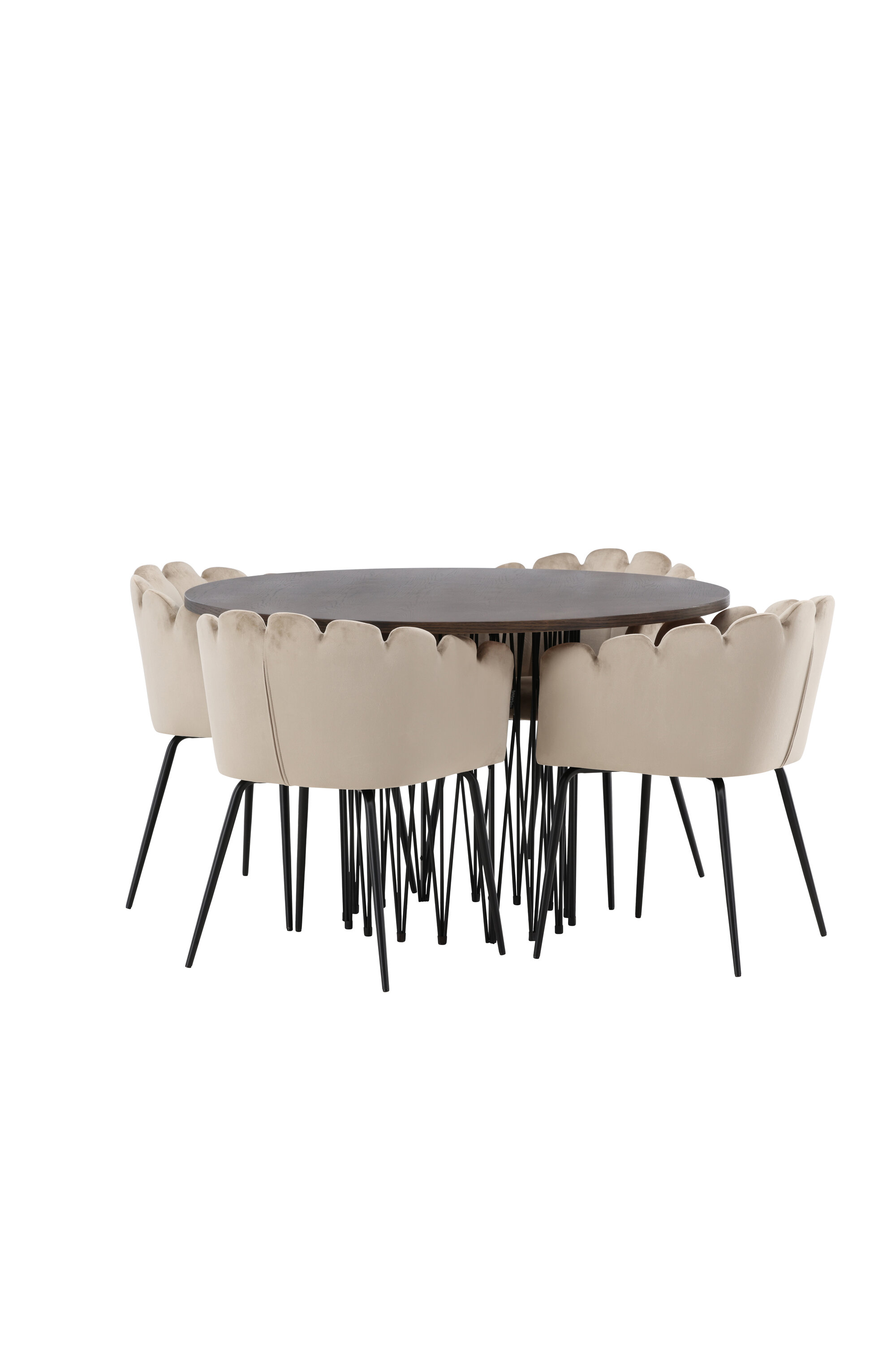 deLOHN Stone round, Limhamn Kör alakú étkezőgarnitúra