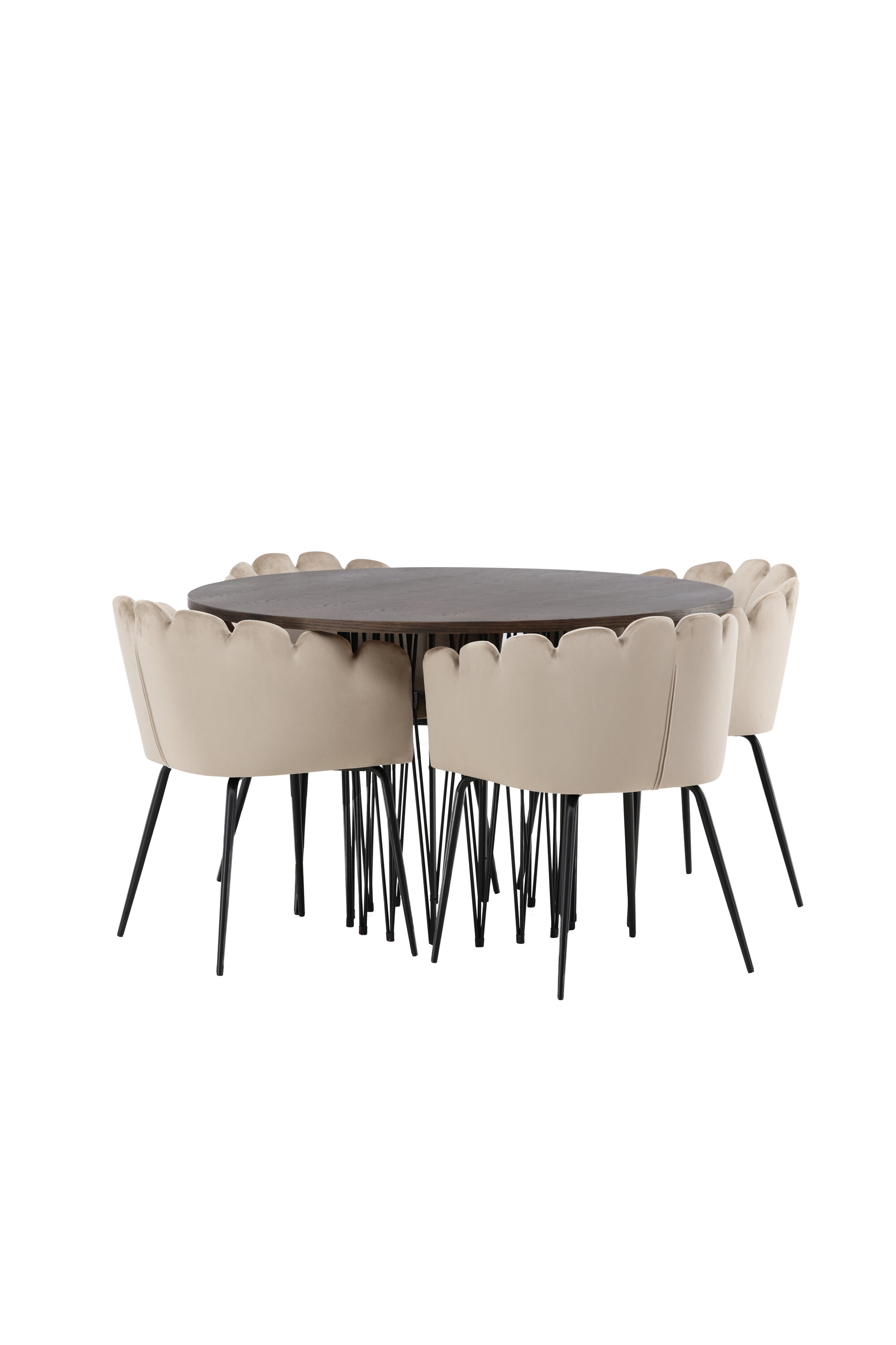 deLOHN Stone round, Limhamn Kör alakú étkezőgarnitúra