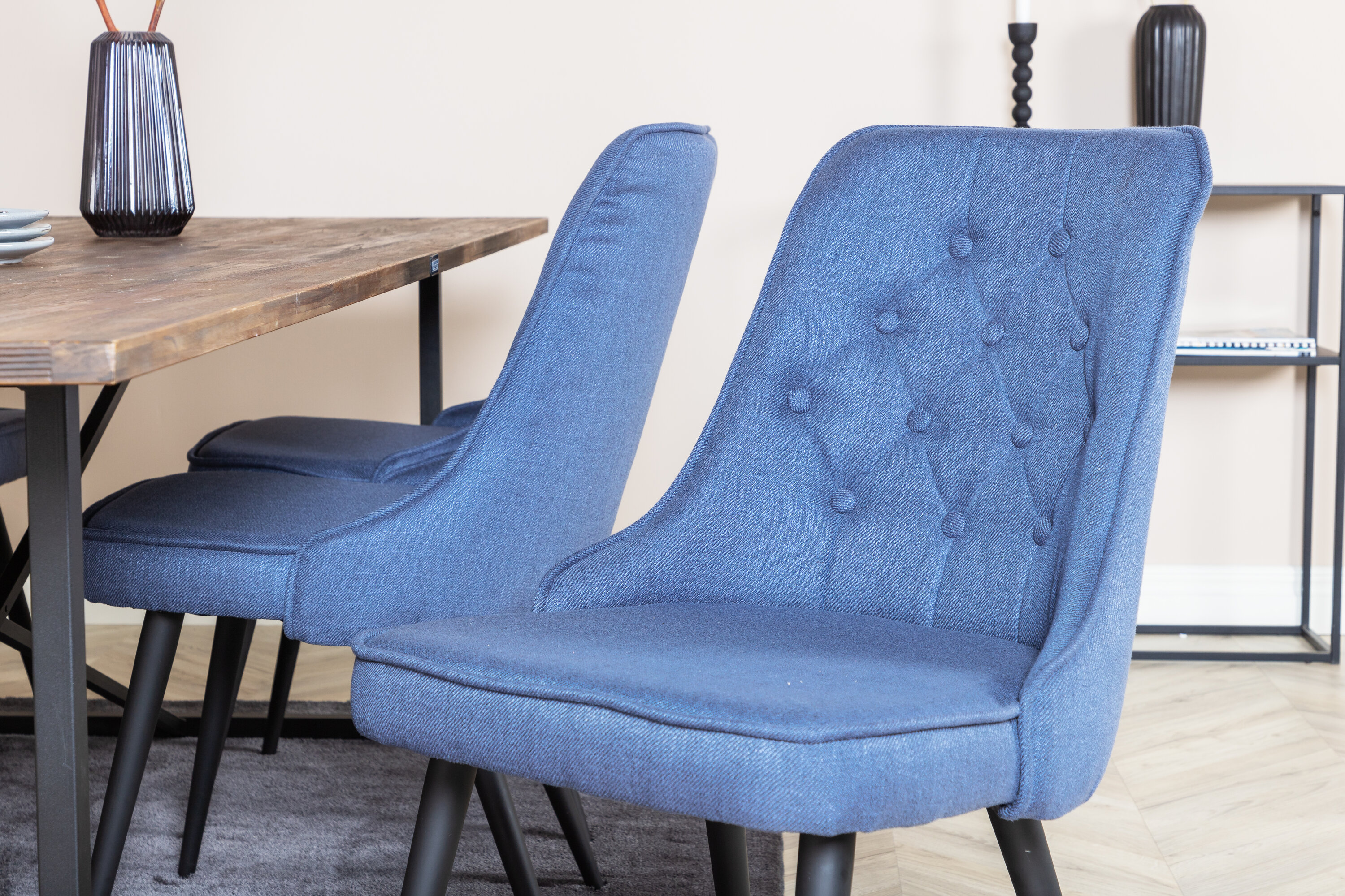 deLOHN Padang,Velvet Deluxe Téglalap alakú étkezőgarnitúra