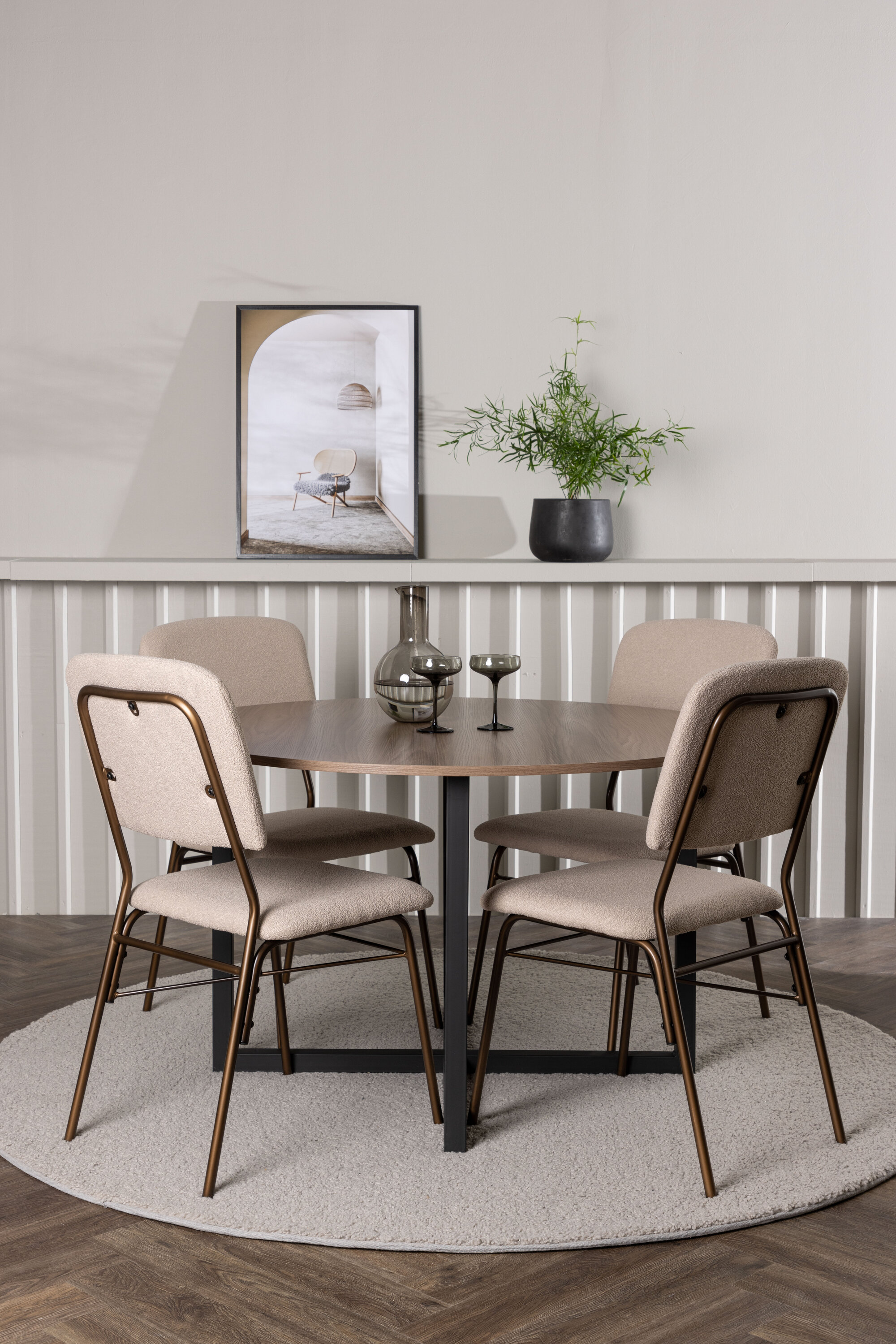 deLOHN Seda Kör alakú étkezőgarnitúra