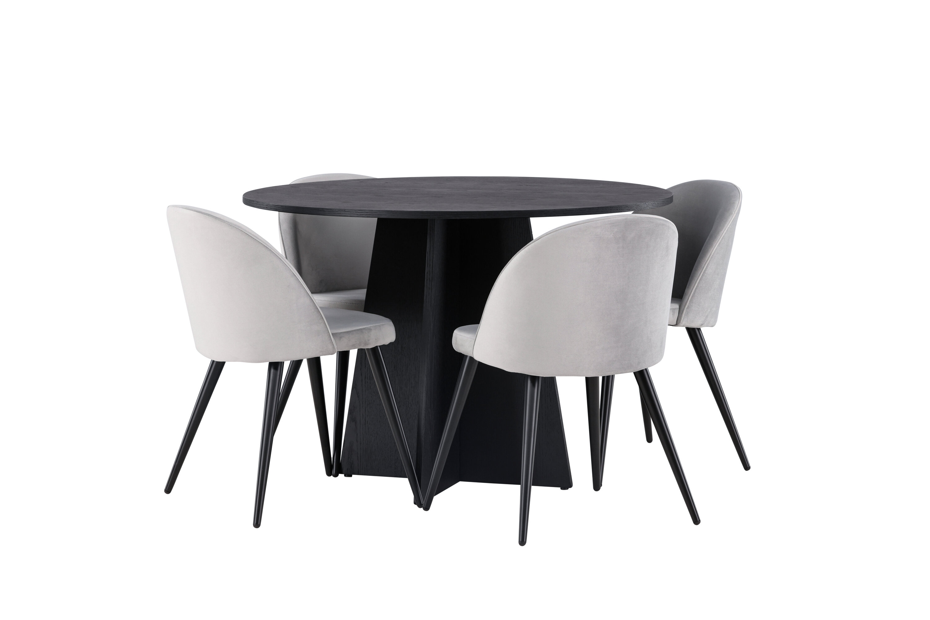 deLOHN Bootcut Round, Velvet Kör alakú étkezőgarnitúra