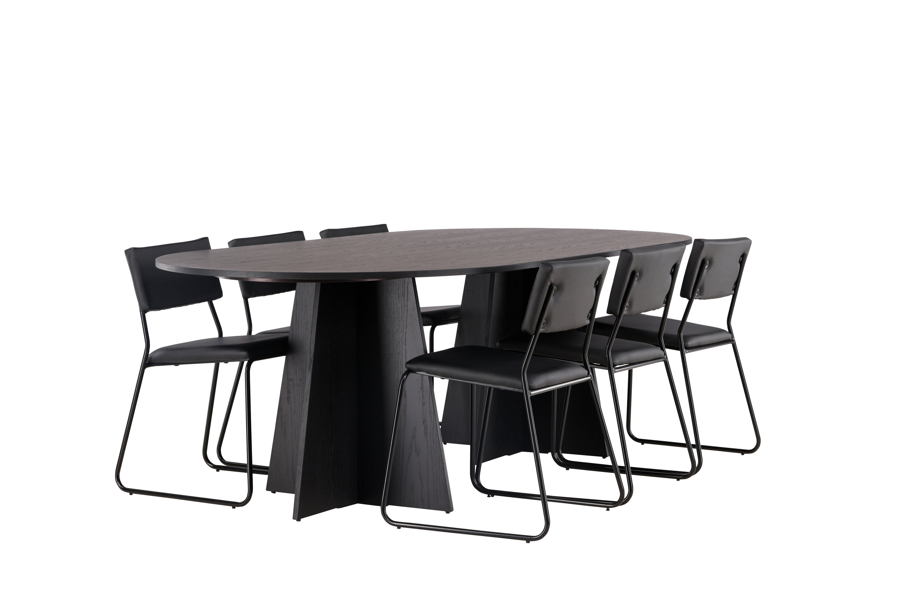 deLOHN Bootcut Oval, Kenth Téglalap alakú étkezőgarnitúra