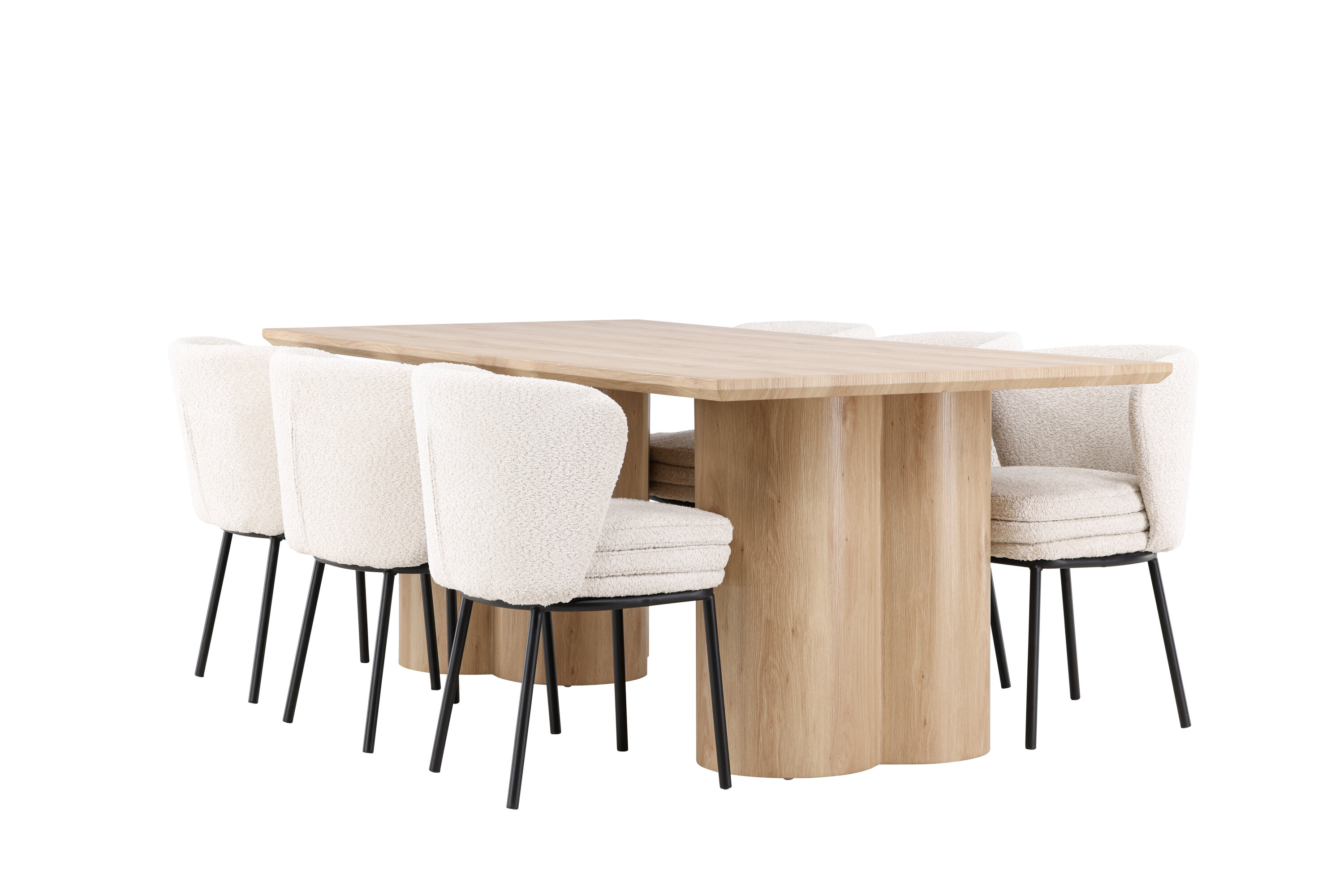 deLOHN Olivia, Agnes Téglalap alakú étkezőgarnitúra