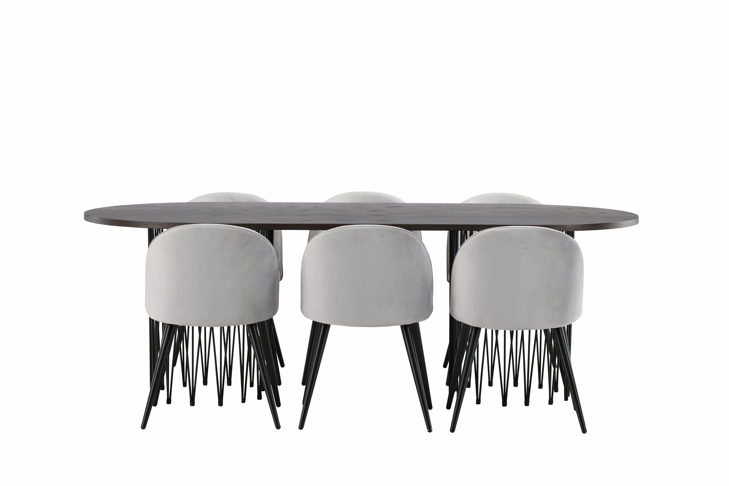 deLOHN Stone oval, Velvet Téglalap alakú étkezőgarnitúra