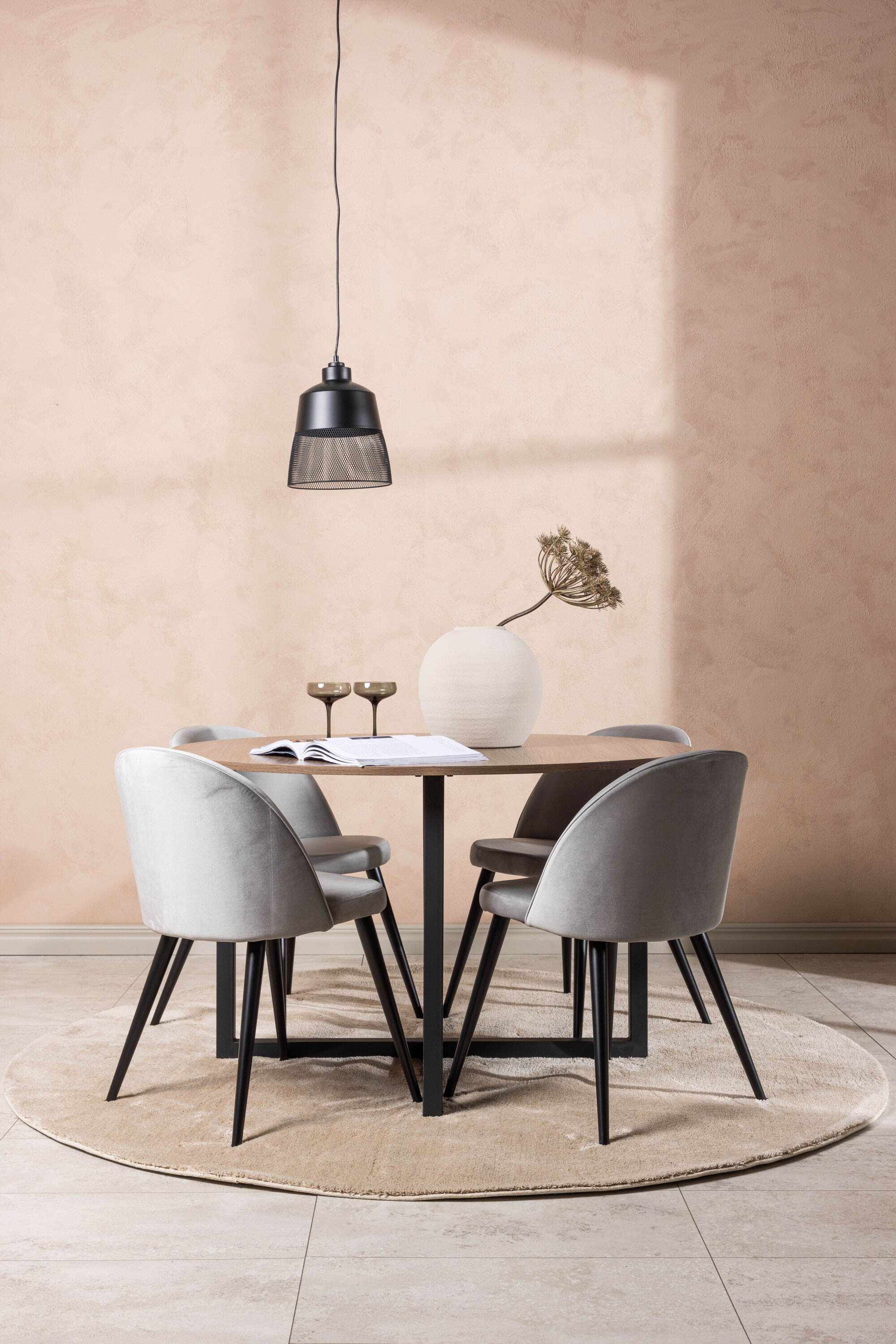 deLOHN Durango, Velvet Kör alakú étkezőgarnitúra