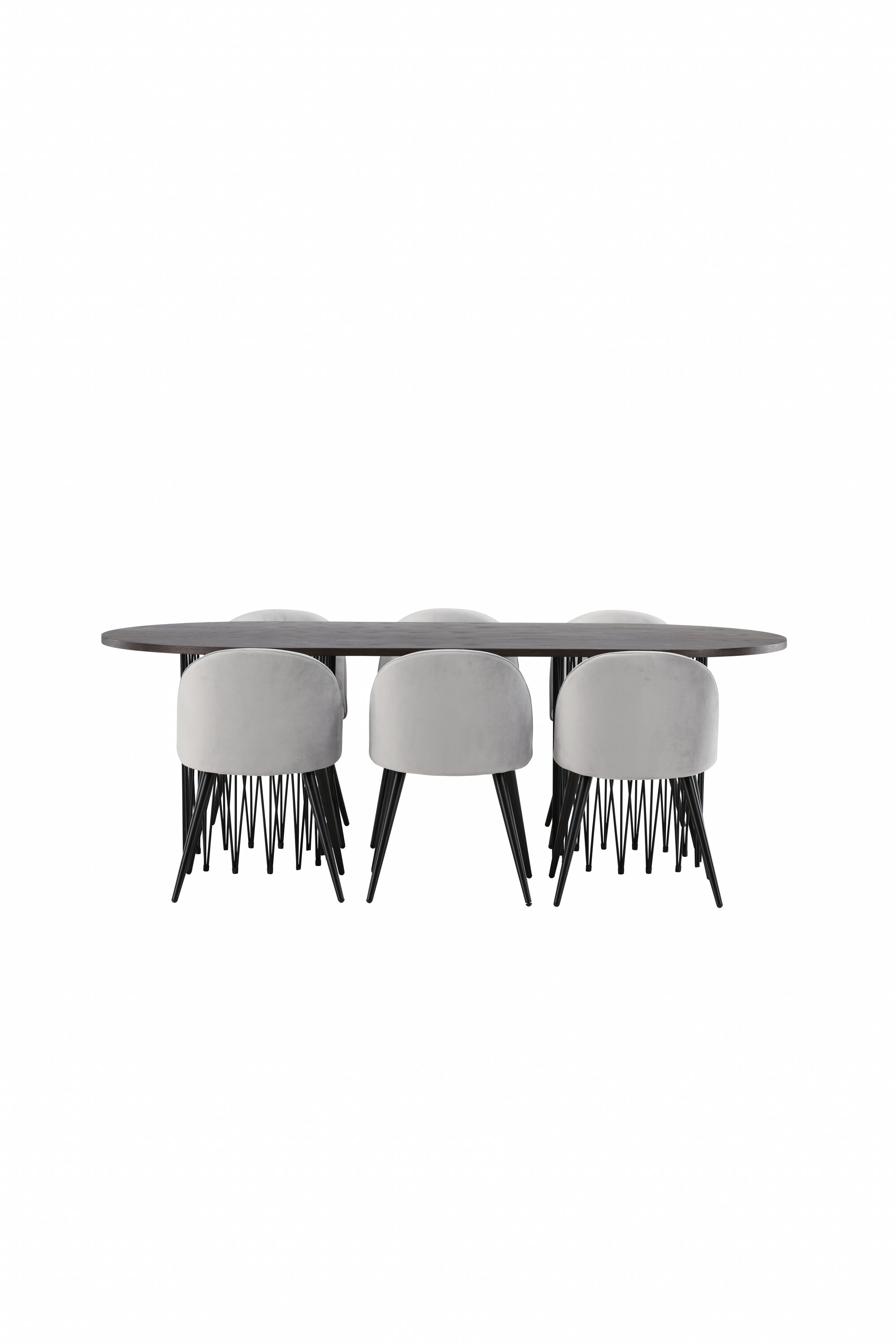 deLOHN Stone oval, Velvet Téglalap alakú étkezőgarnitúra