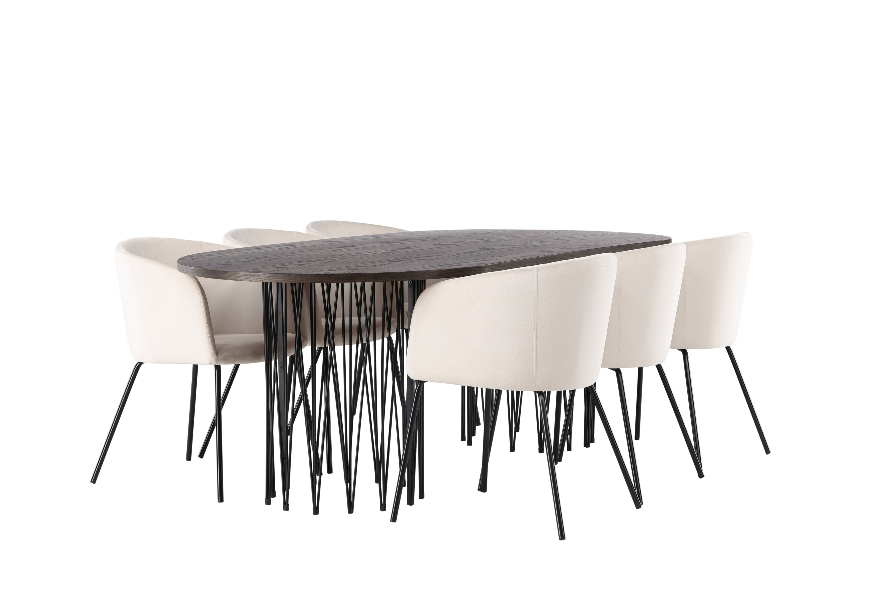 deLOHN Stone oval, Berit Téglalap alakú étkezőgarnitúra