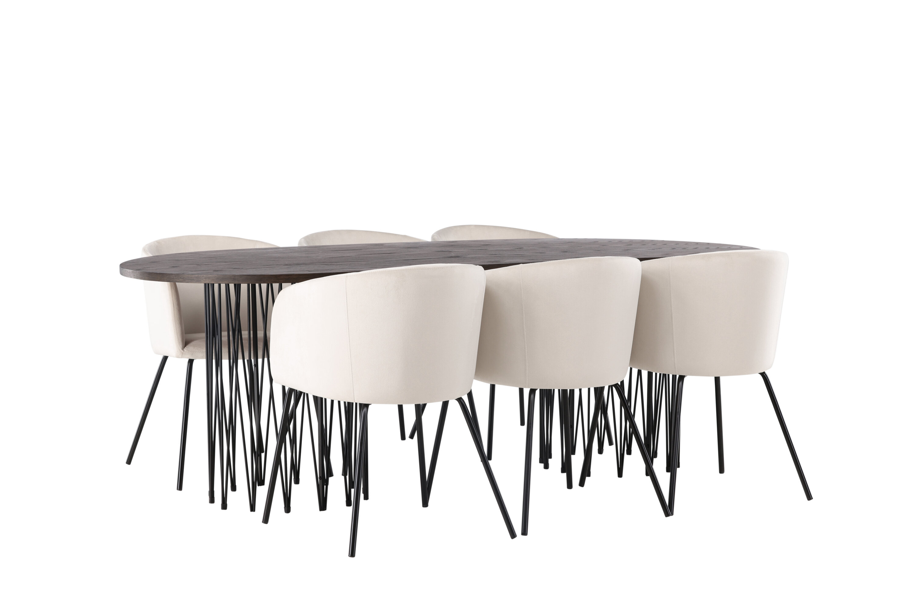 deLOHN Stone oval, Berit Téglalap alakú étkezőgarnitúra