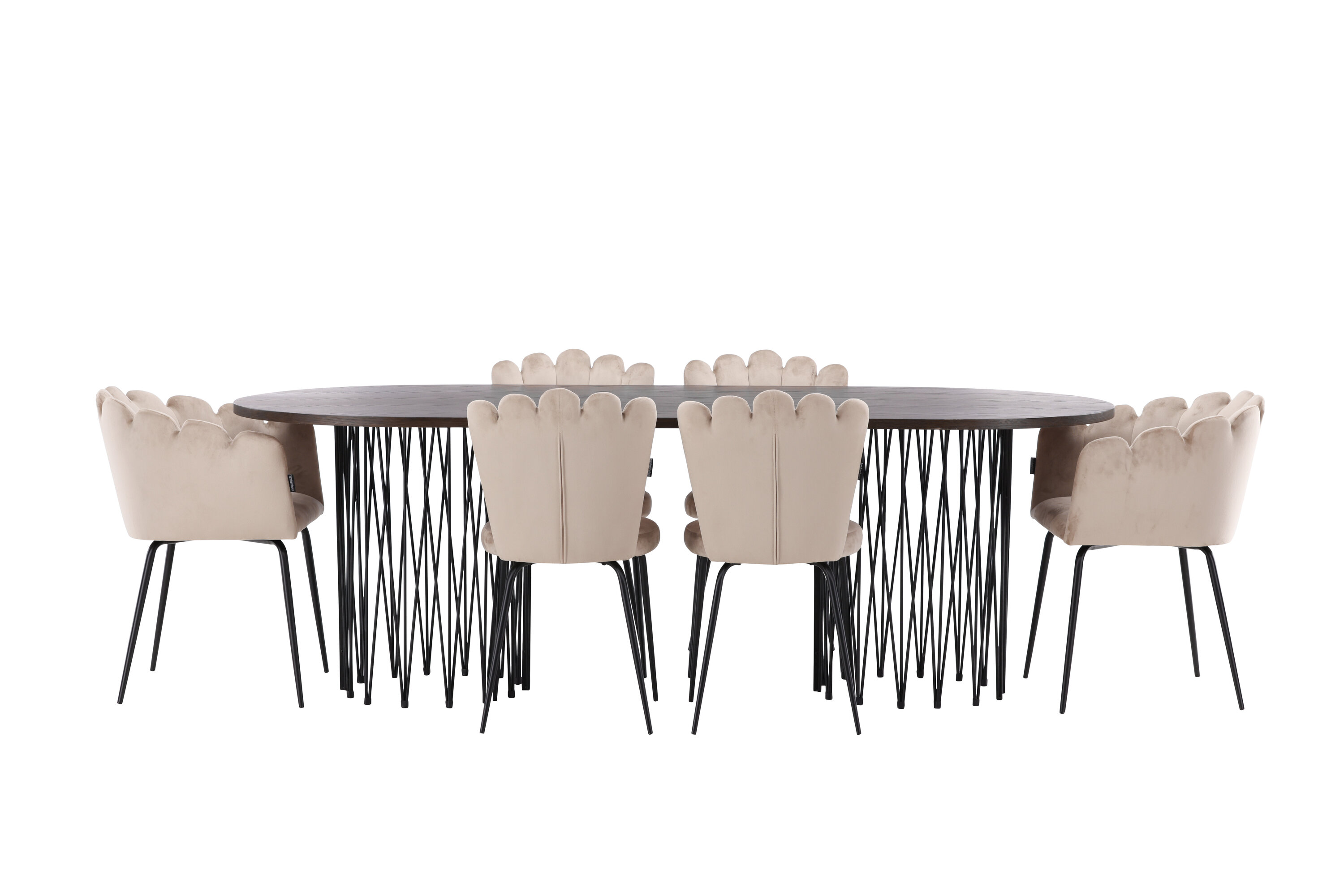 deLOHN Stone oval, Limhamn Ovális étkezőgarnitúra