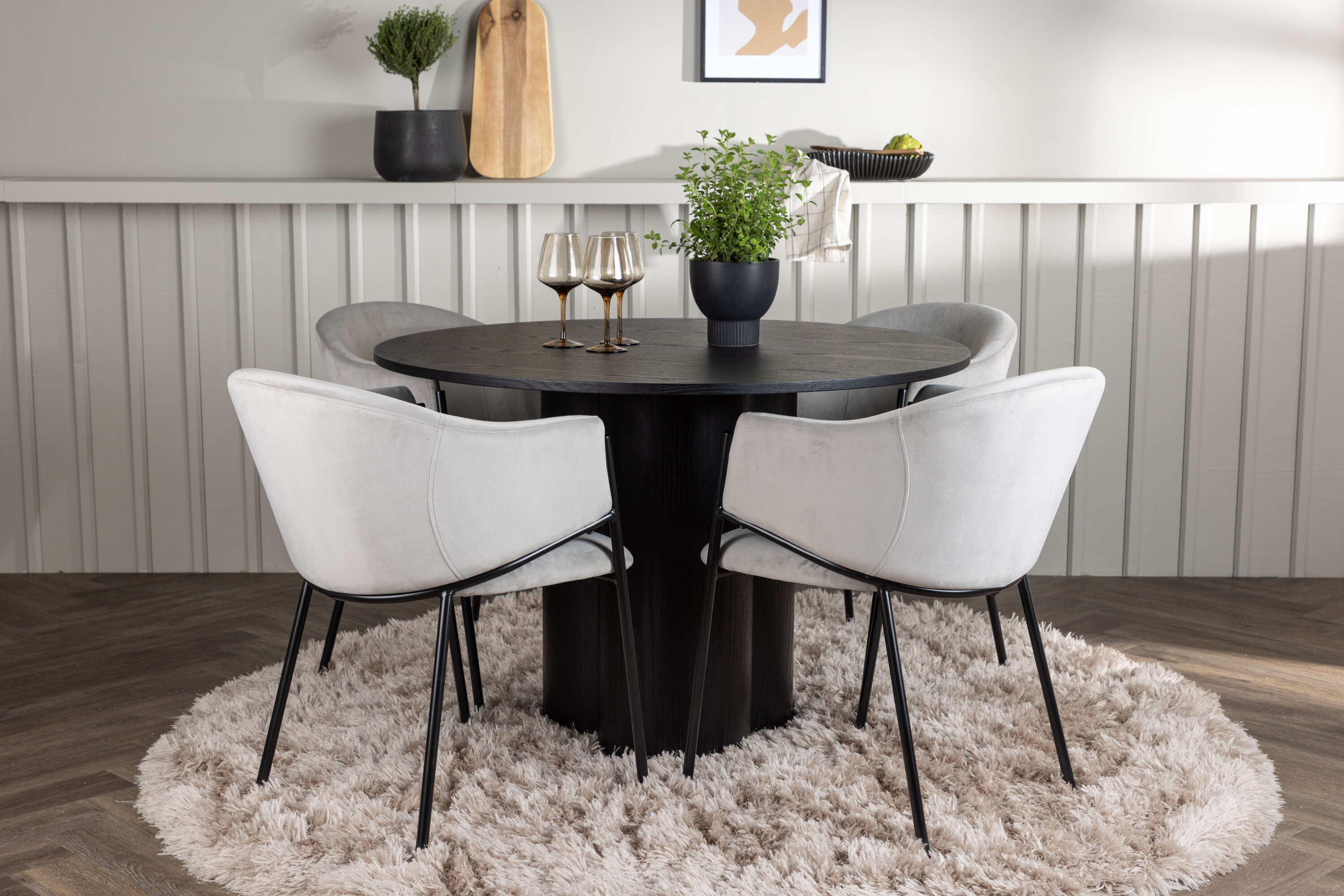 deLOHN Evelina Kör alakú étkezőgarnitúra