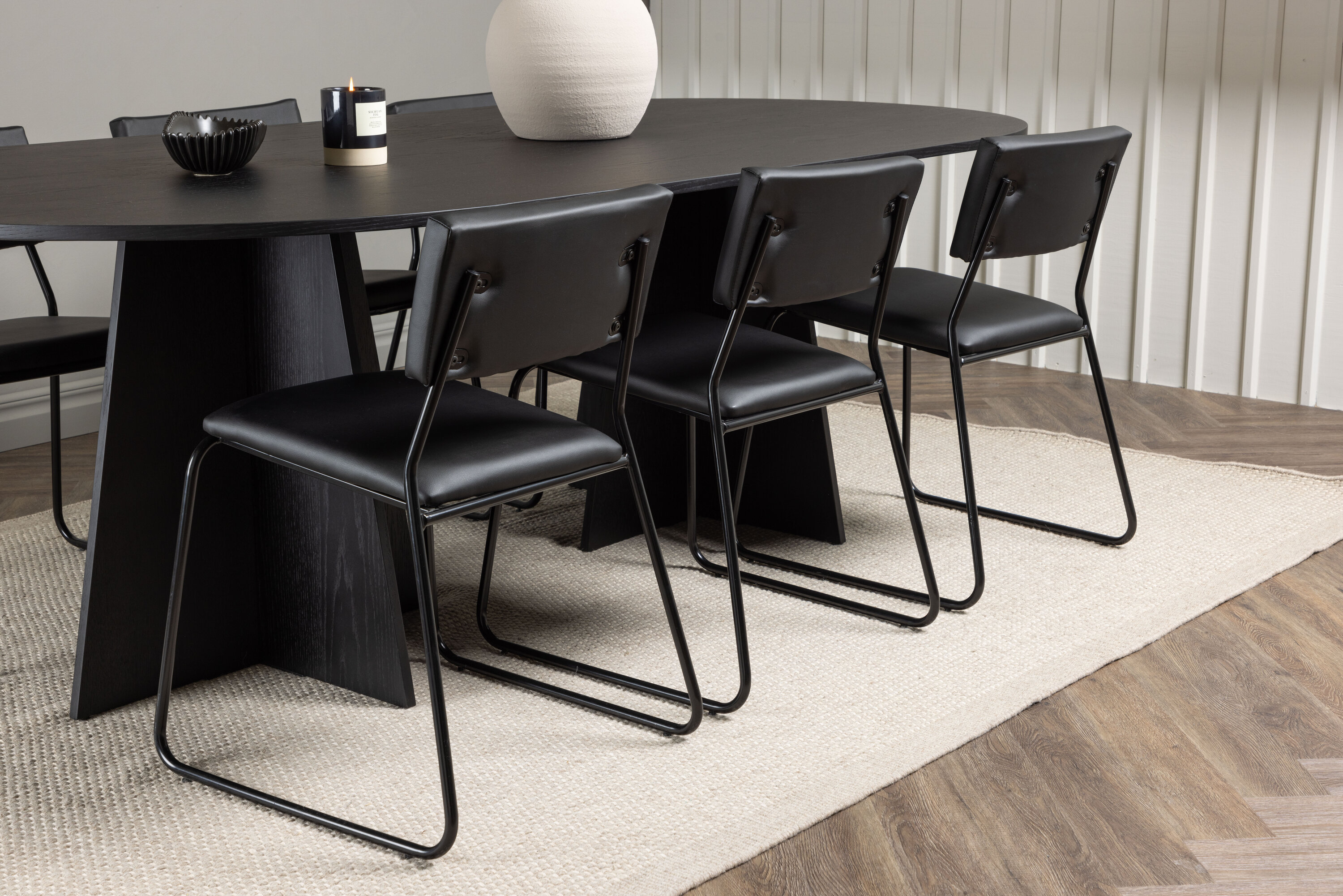 deLOHN Bootcut Oval, Kenth Téglalap alakú étkezőgarnitúra