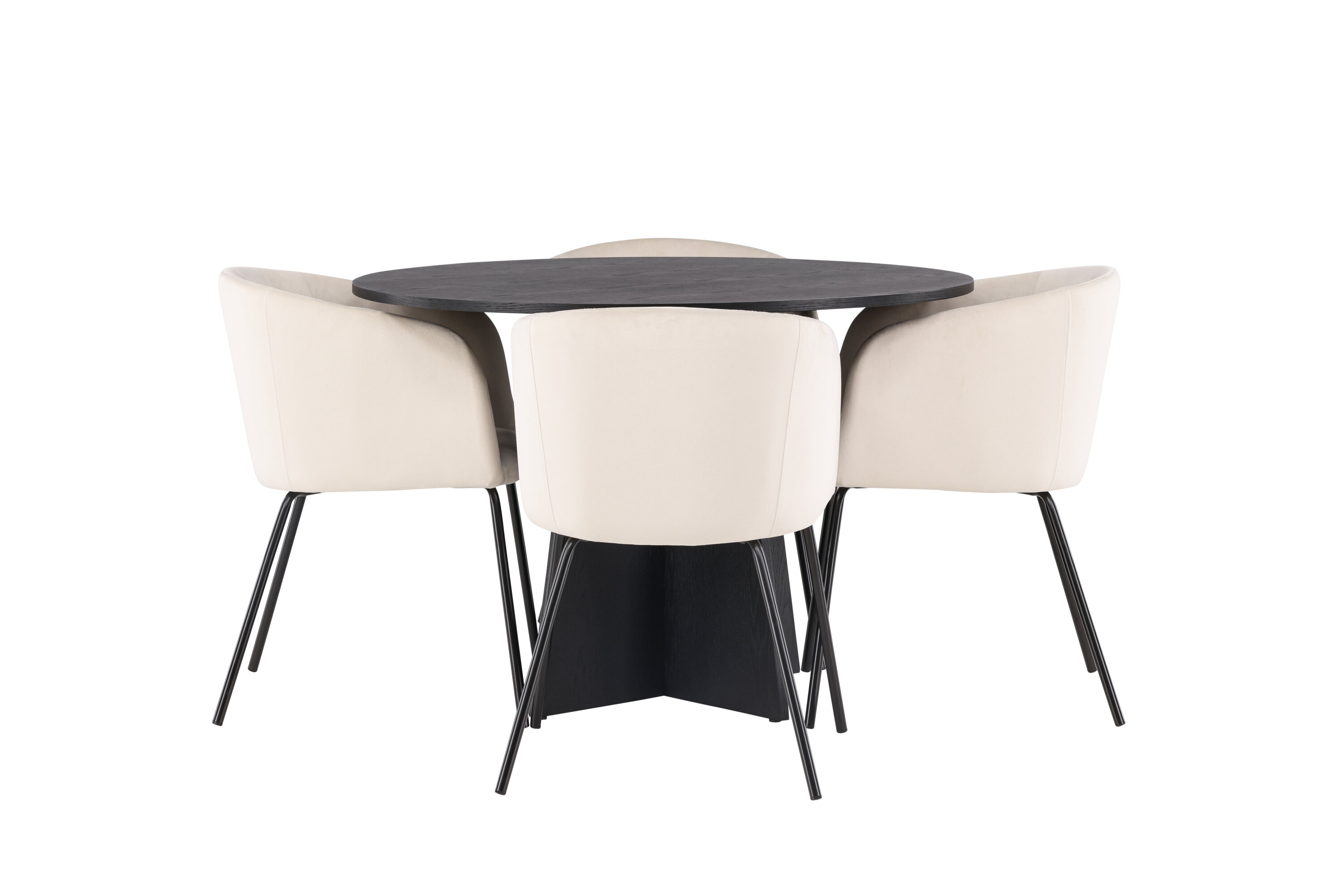 deLOHN Bootcut Round, Berit Kör alakú étkezőgarnitúra